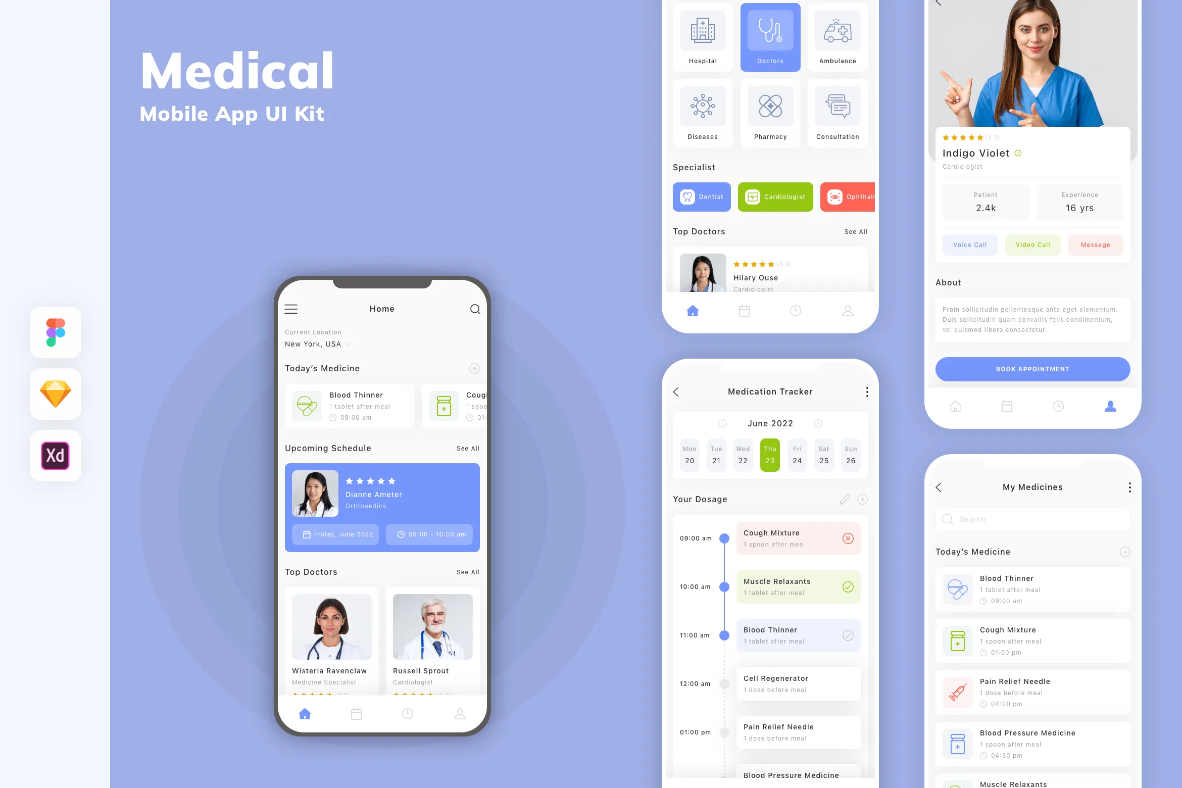 Medical Mobile App UI Kit