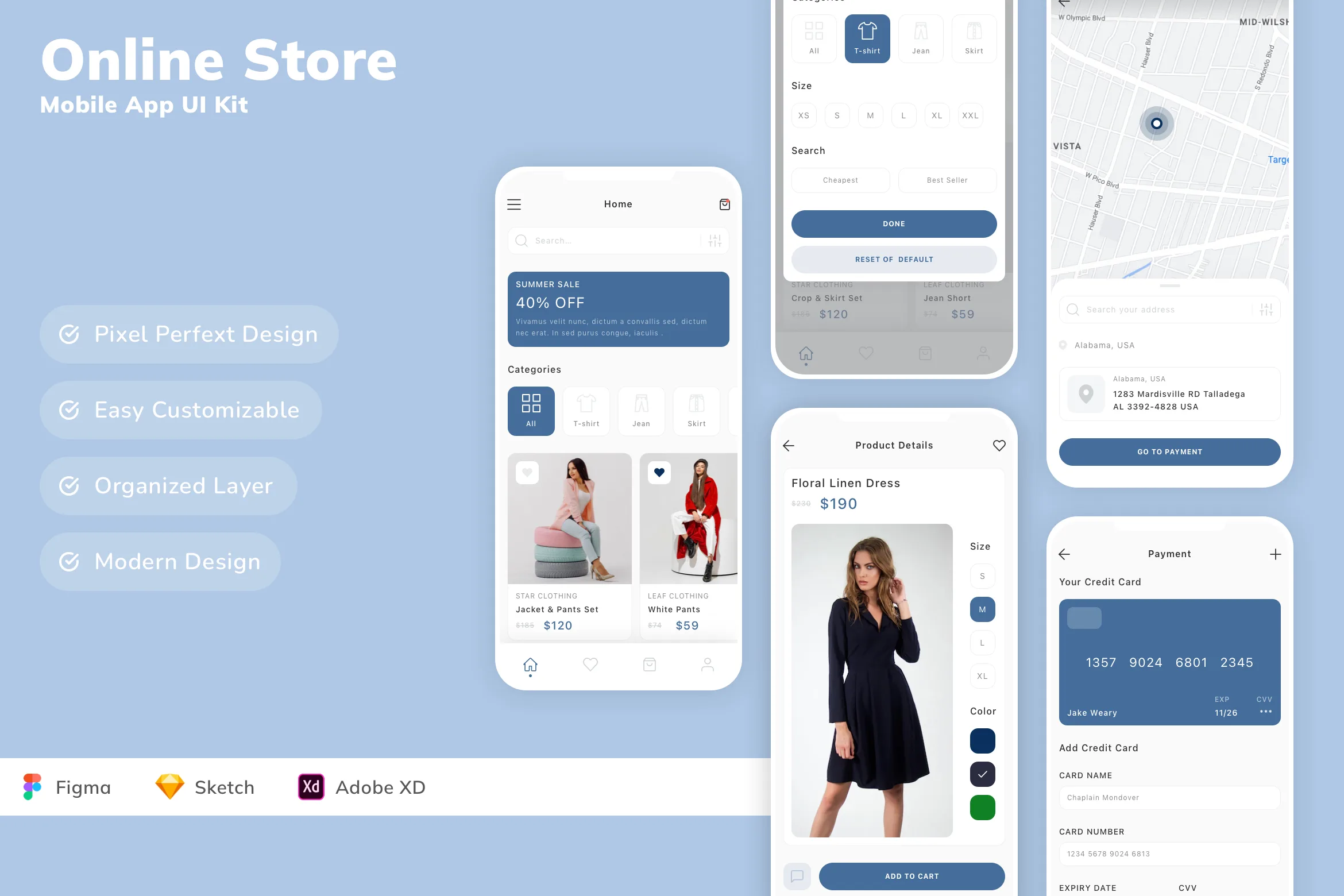 Online Store Mobile App UI Kit