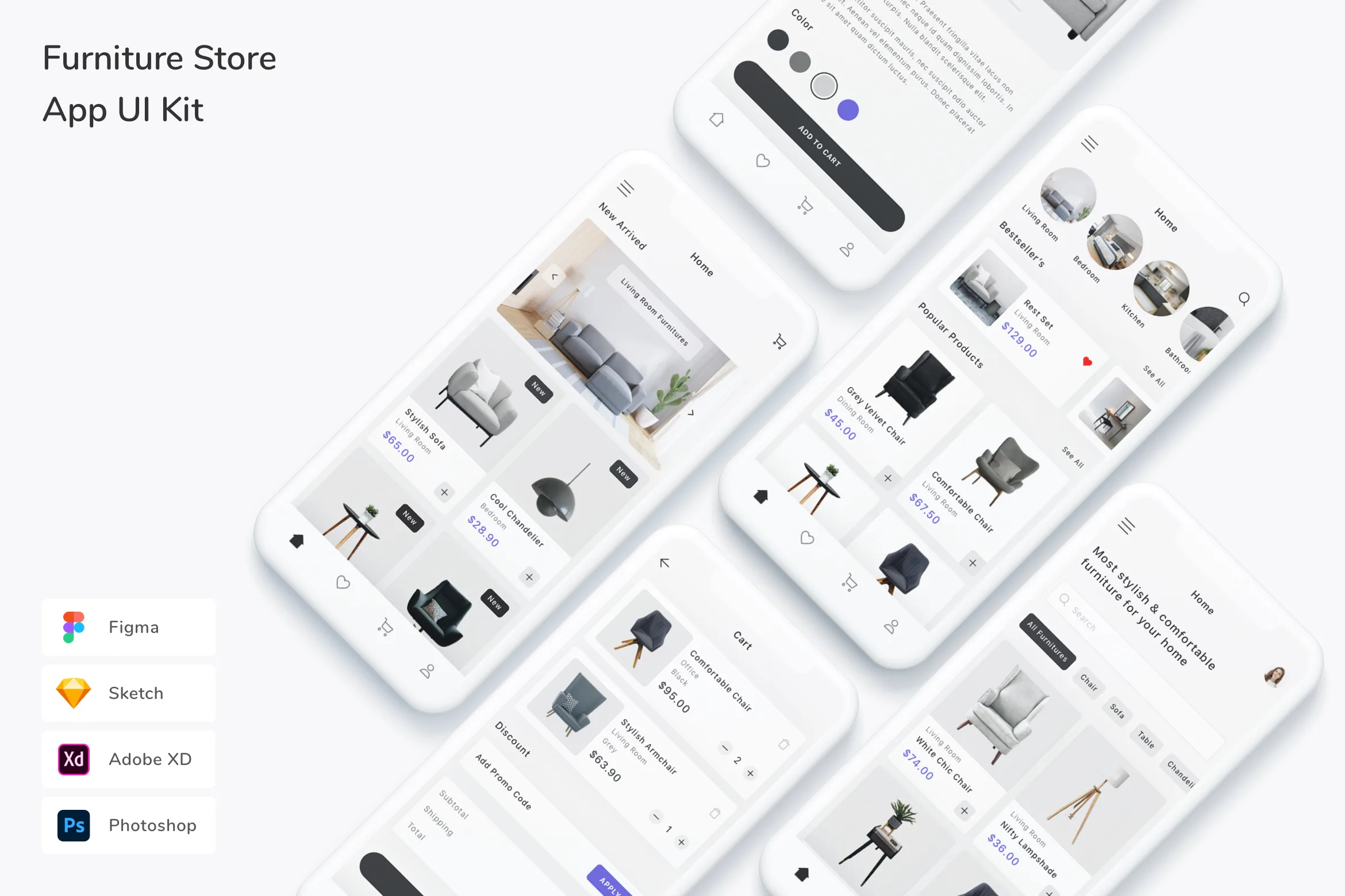 Furniture Store App UI Kit