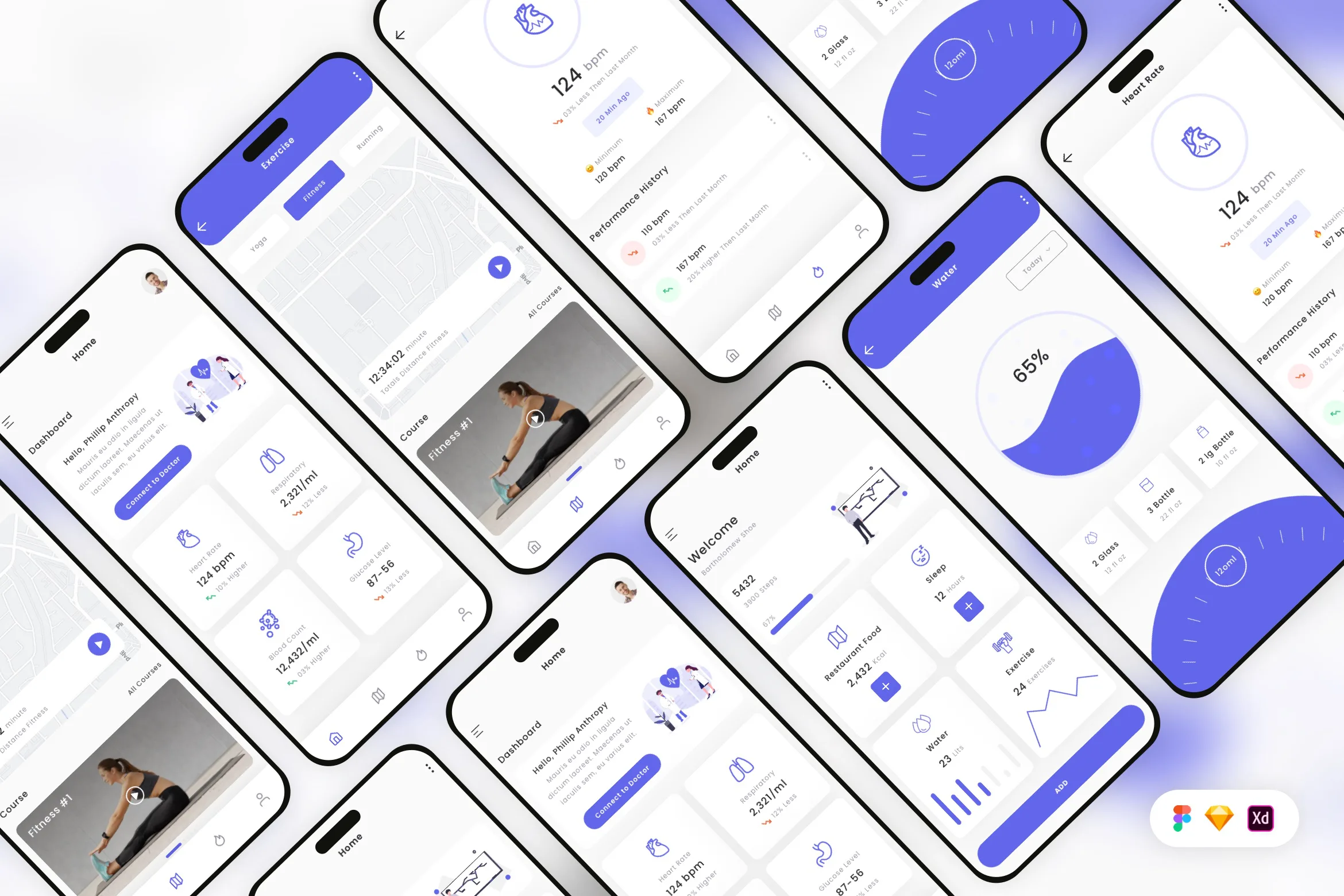 Health Care Mobile App UI Kit