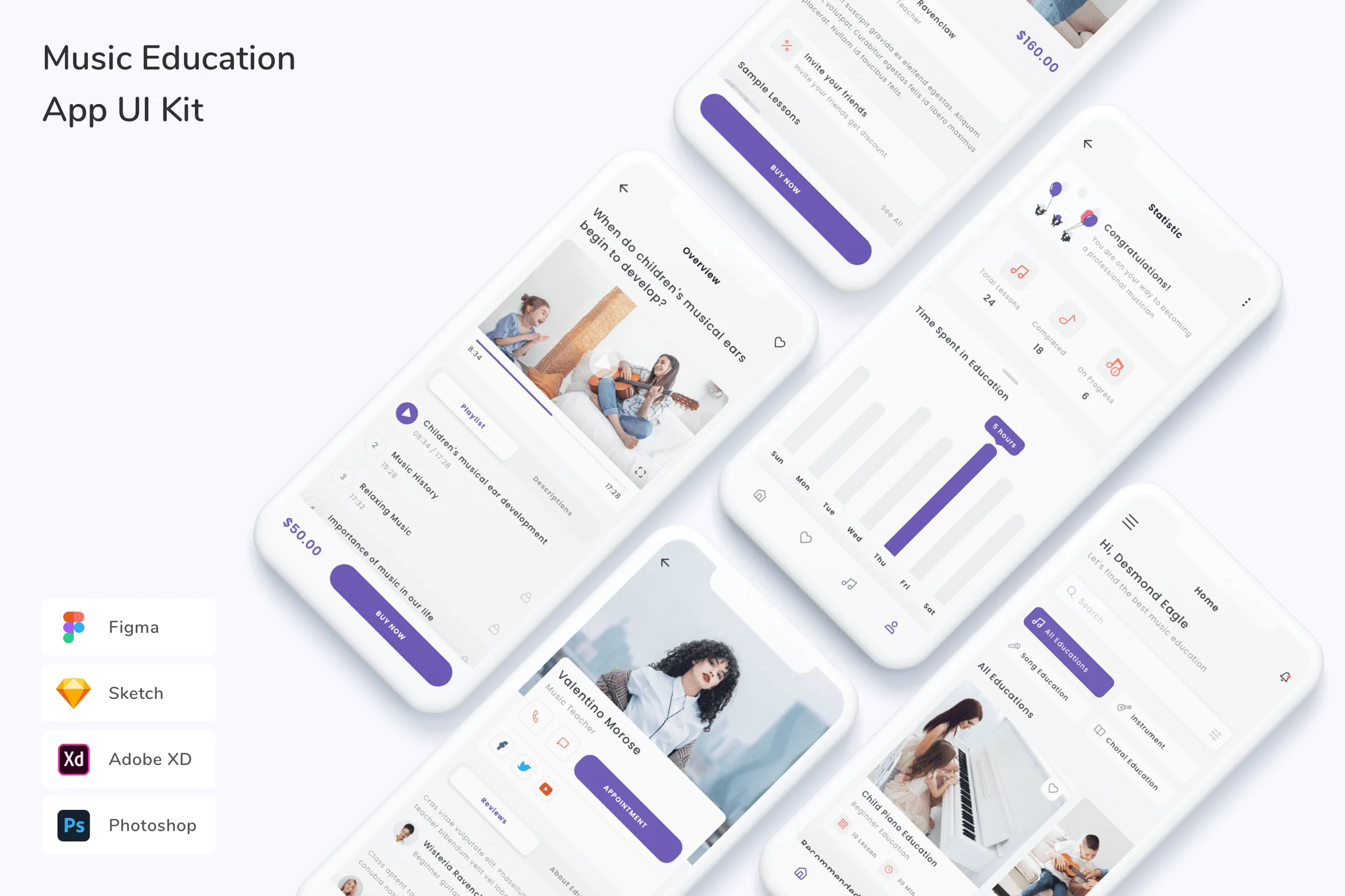 Music Education App UI Kit