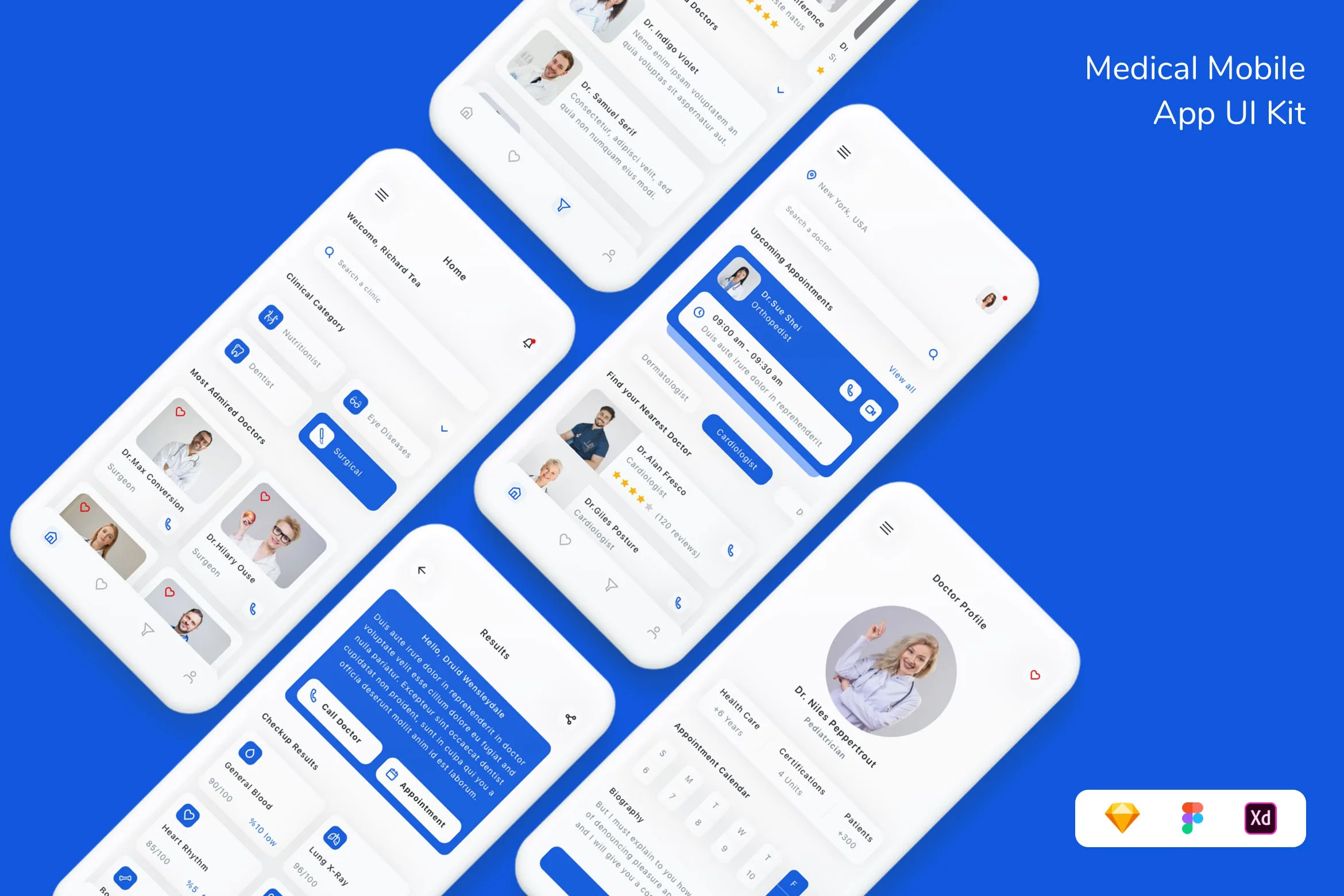 Medical Mobile App UI Kit