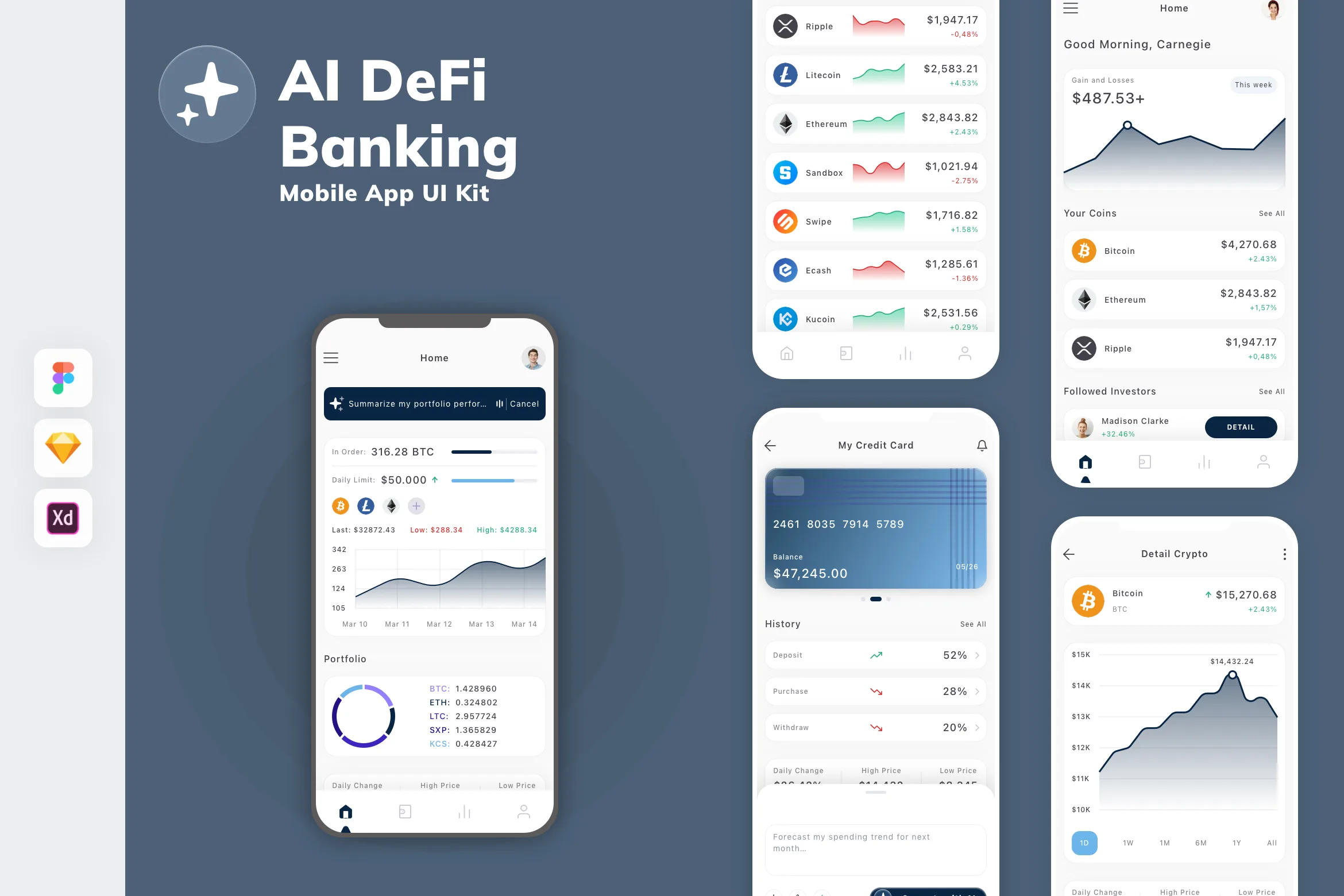 AI DeFi & Banking Mobile App UI Kit