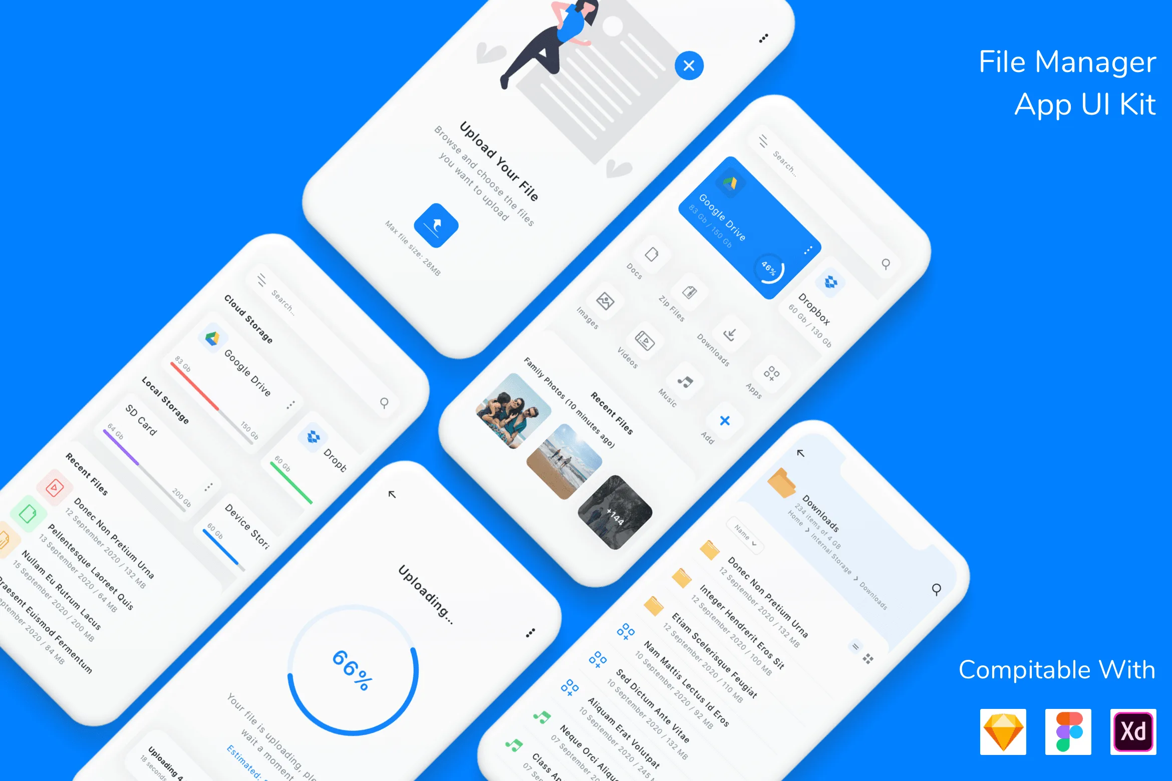 File Manager App UI Kit