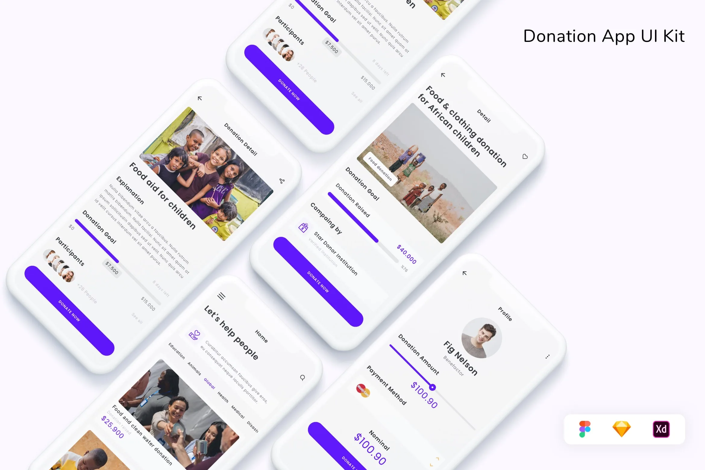 Donation App UI Kit
