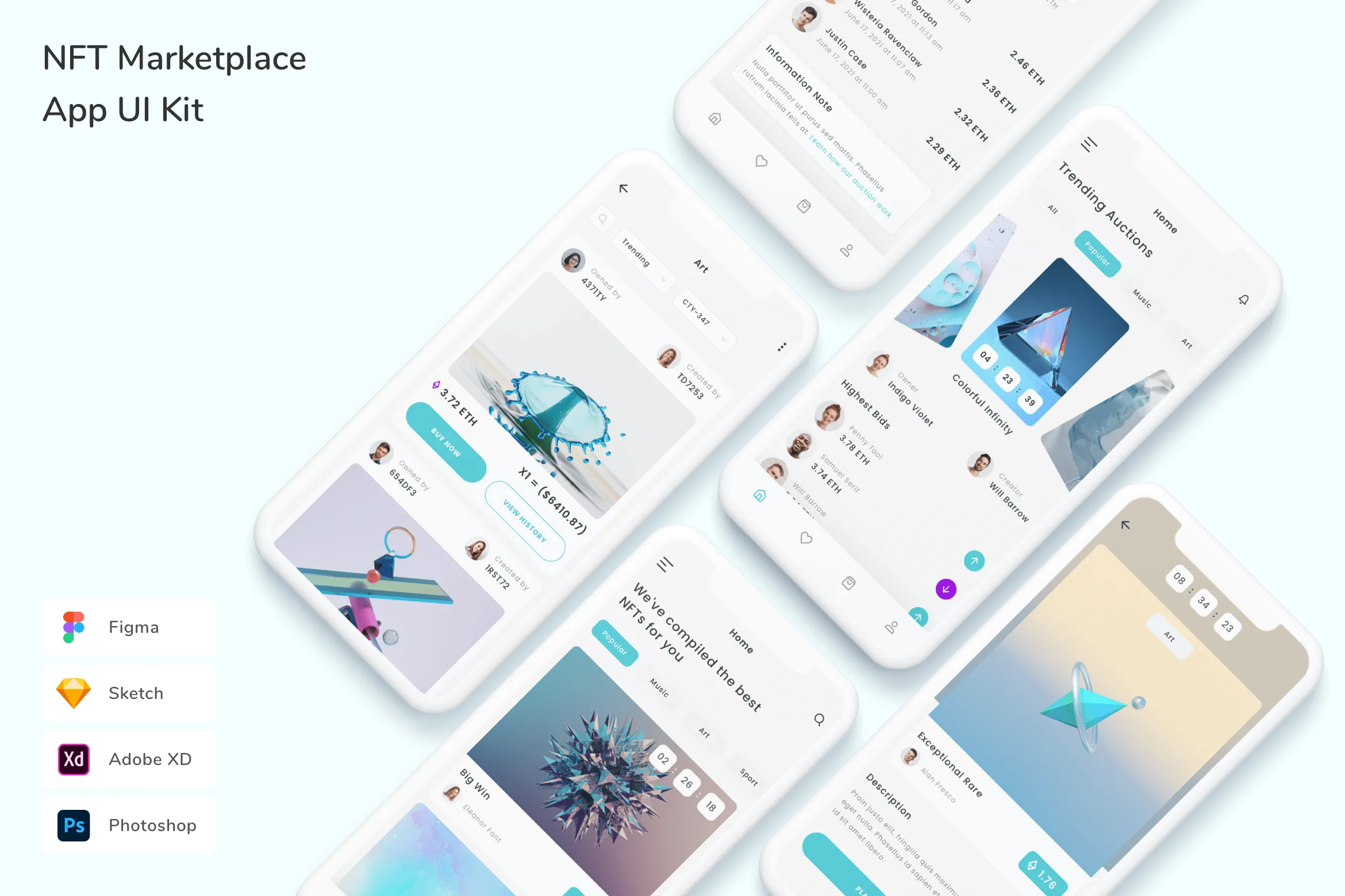 NFT Marketplace App UI Kit