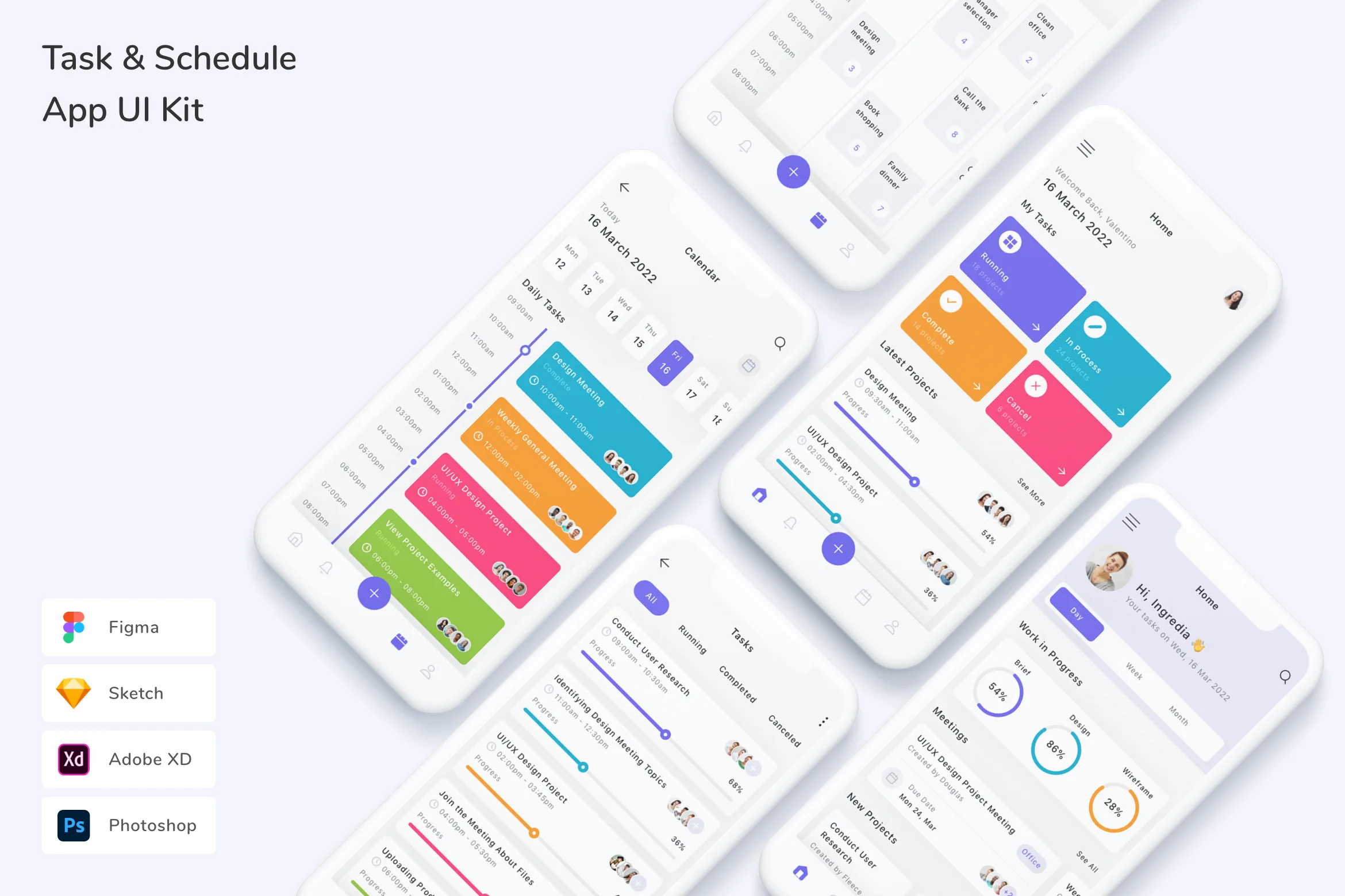 Task & Schedule App UI Kit