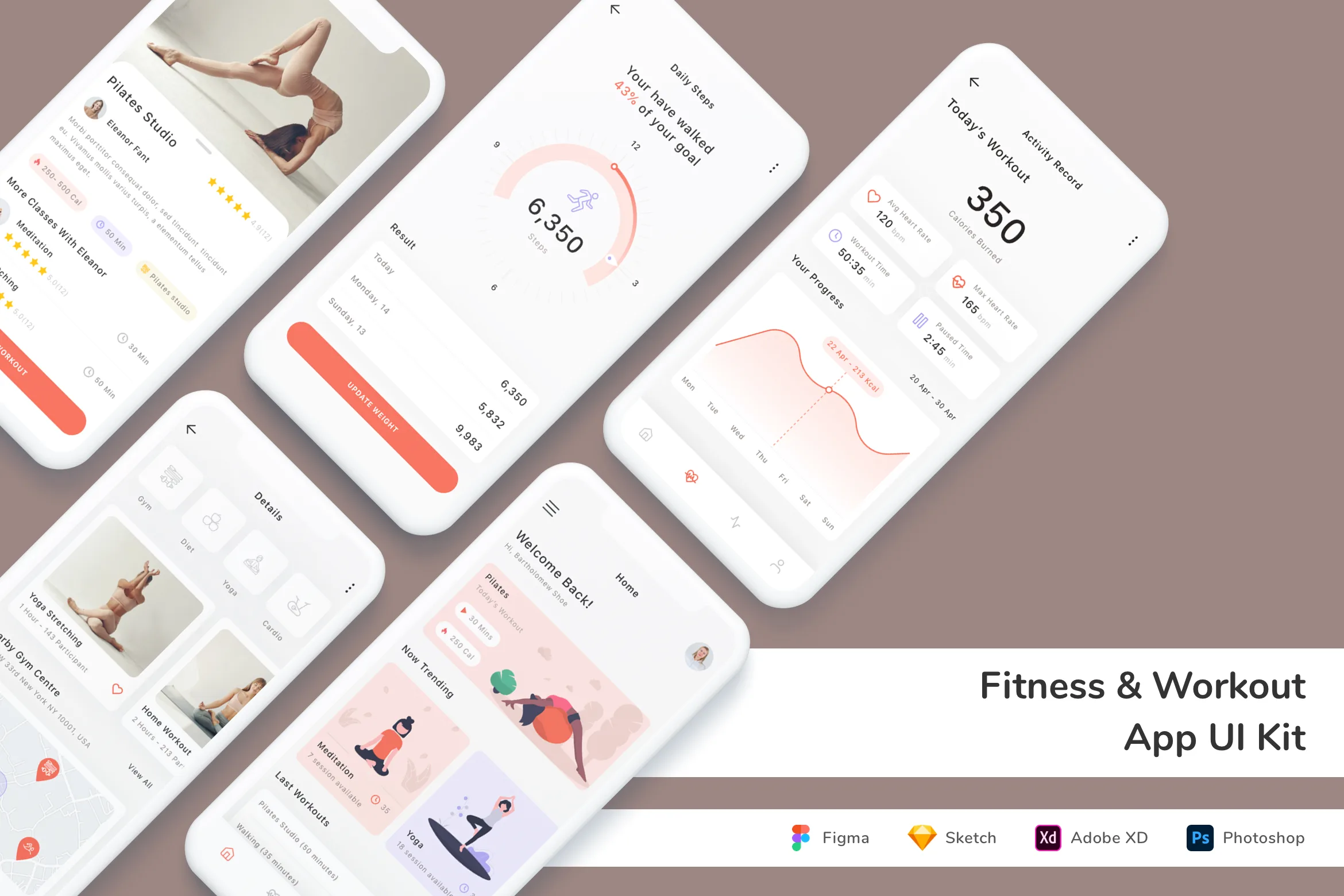 Fitness & Workout App UI Kit