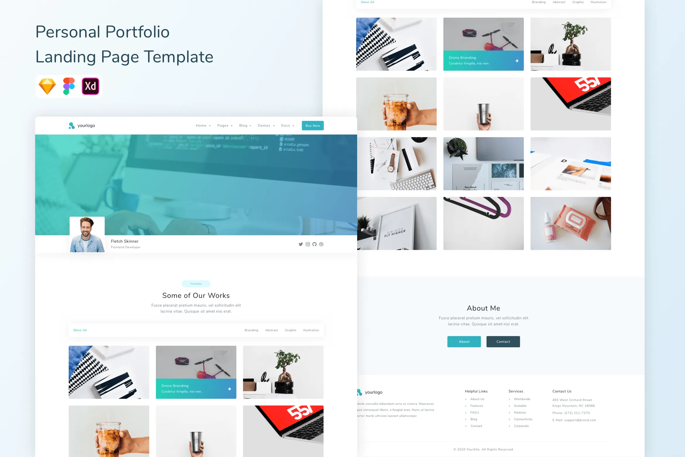 Personal Portfolio Landing Page Template