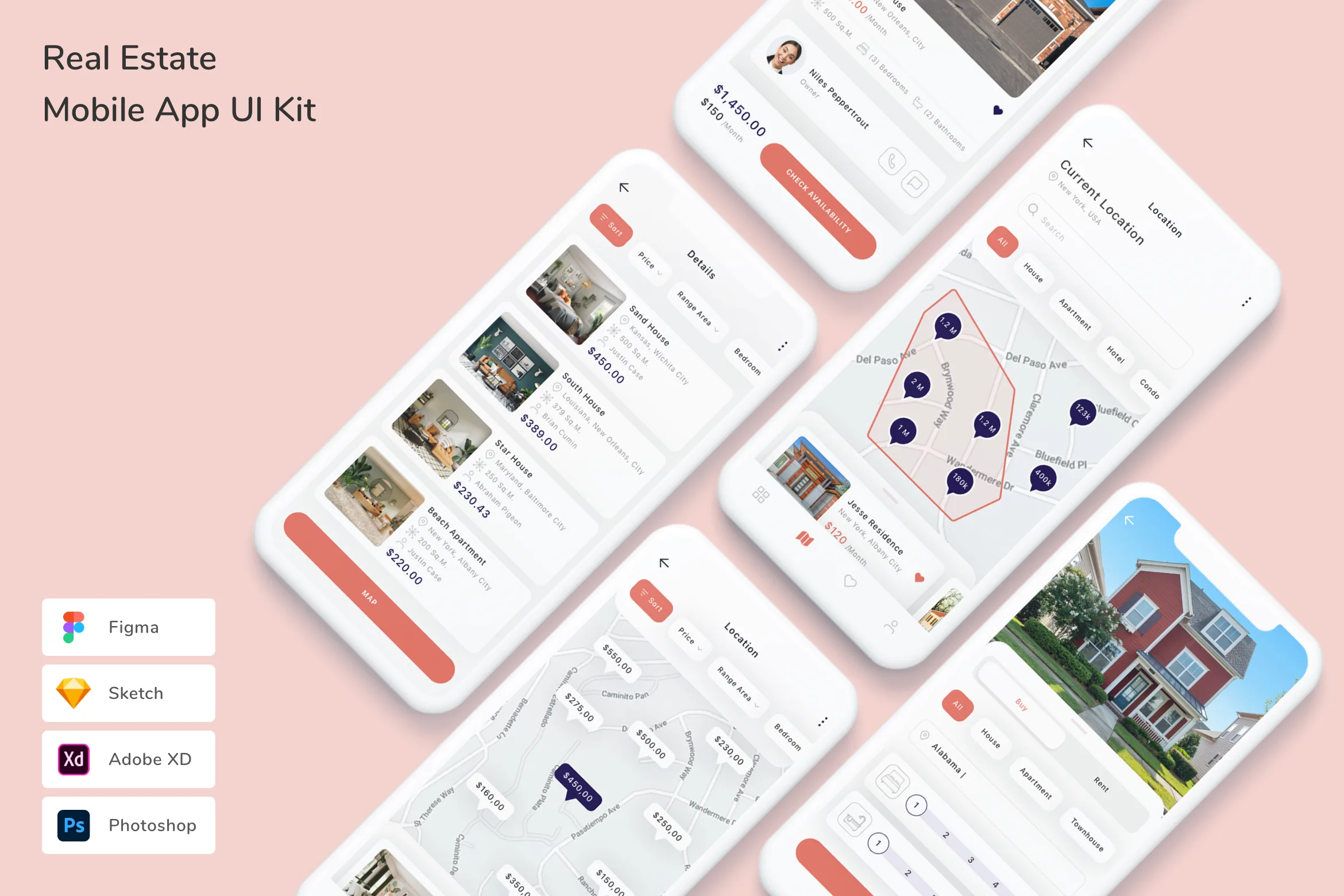 Real Estate Mobile App UI Kit