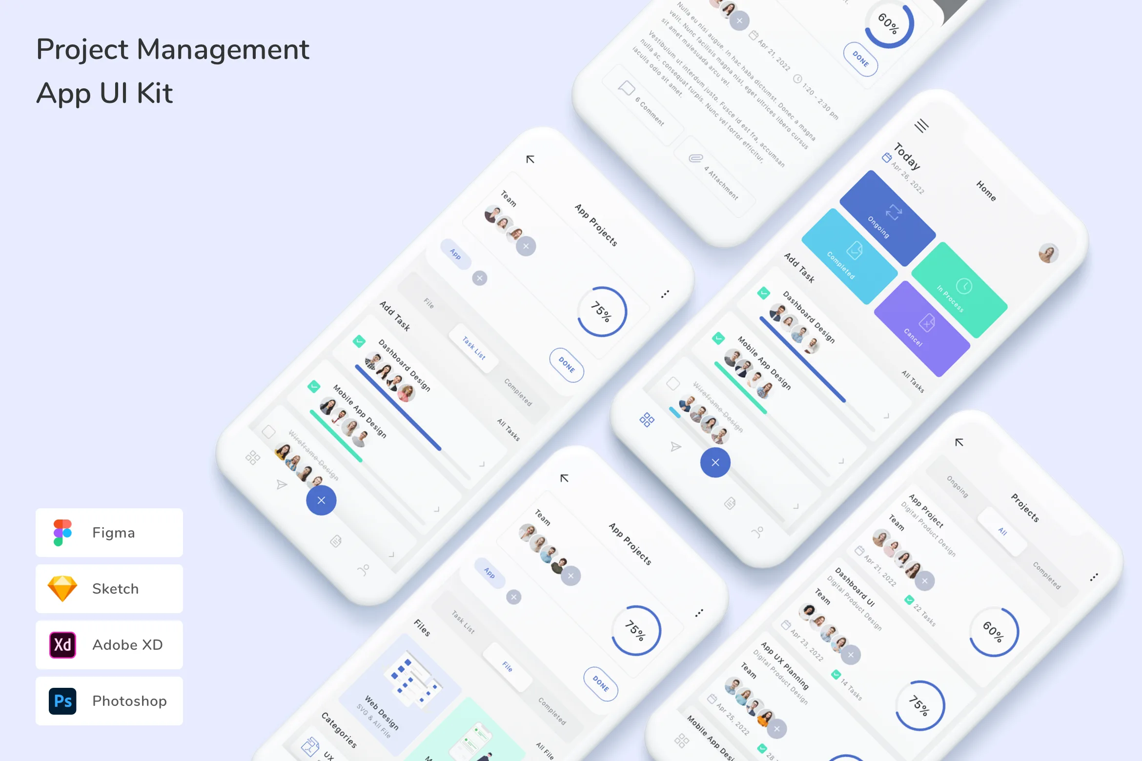 Project Management App UI Kit
