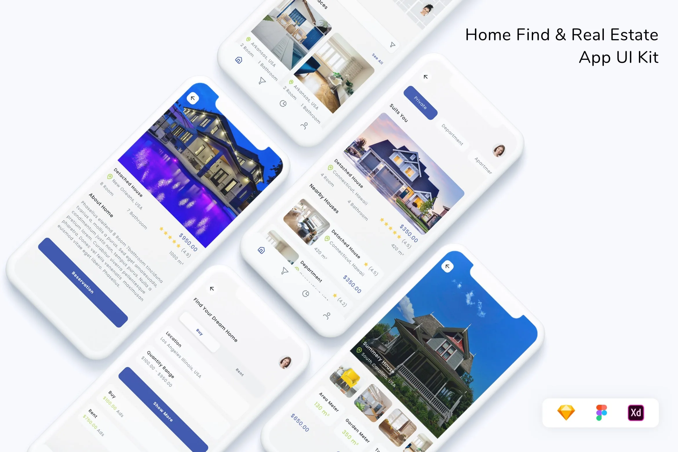 Home Find & Real Estate App UI Kit