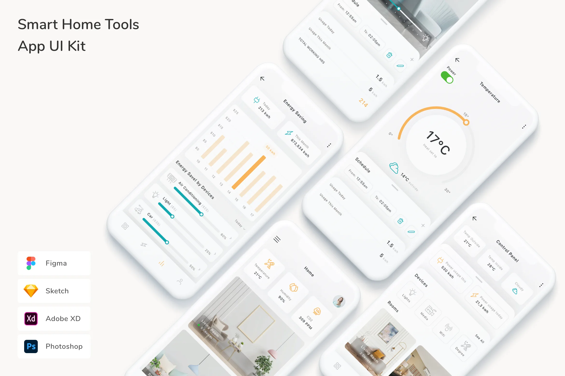 Smart Home Tools App UI Kit