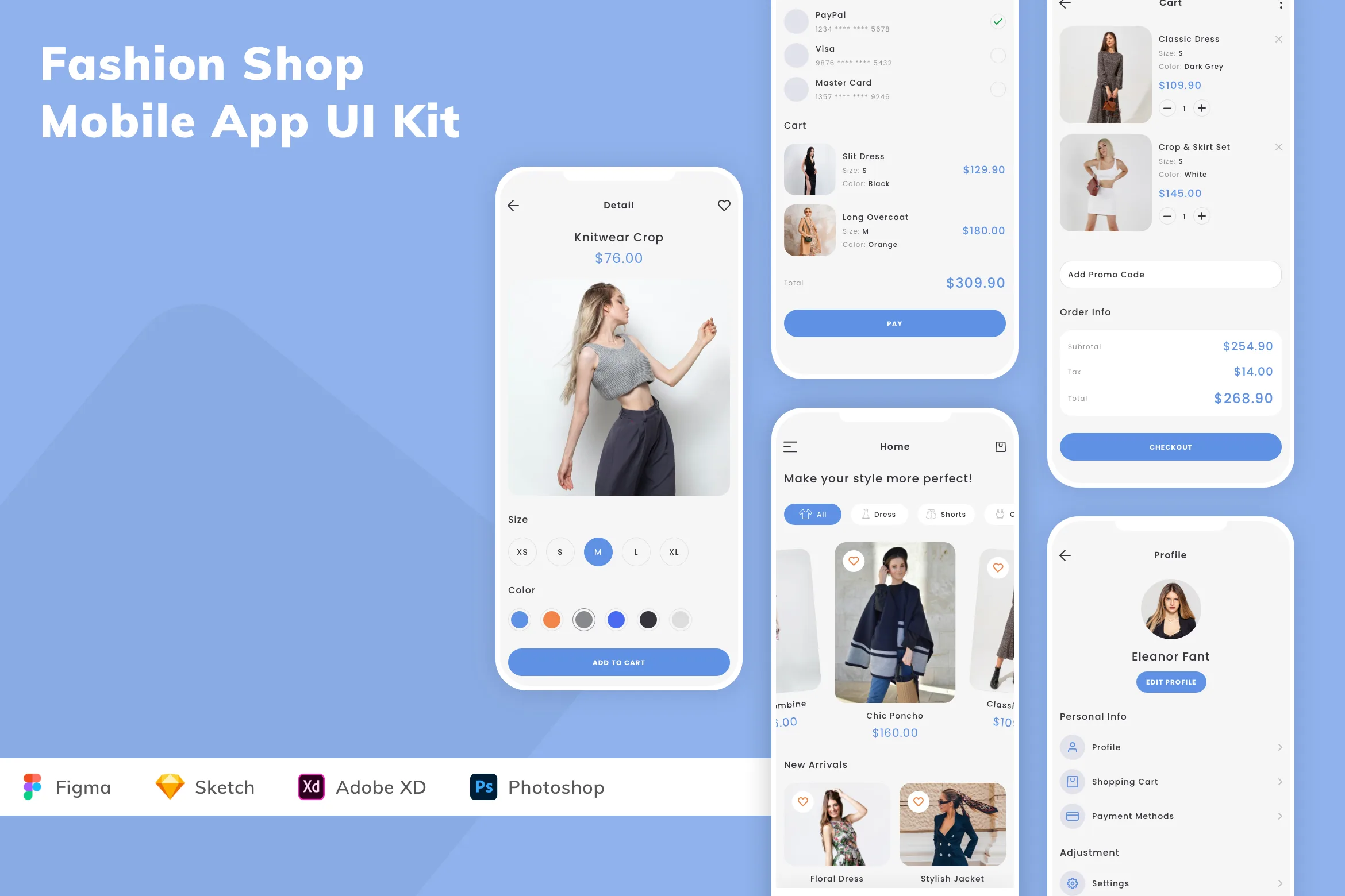 Fashion Shop Mobile App UI Kit