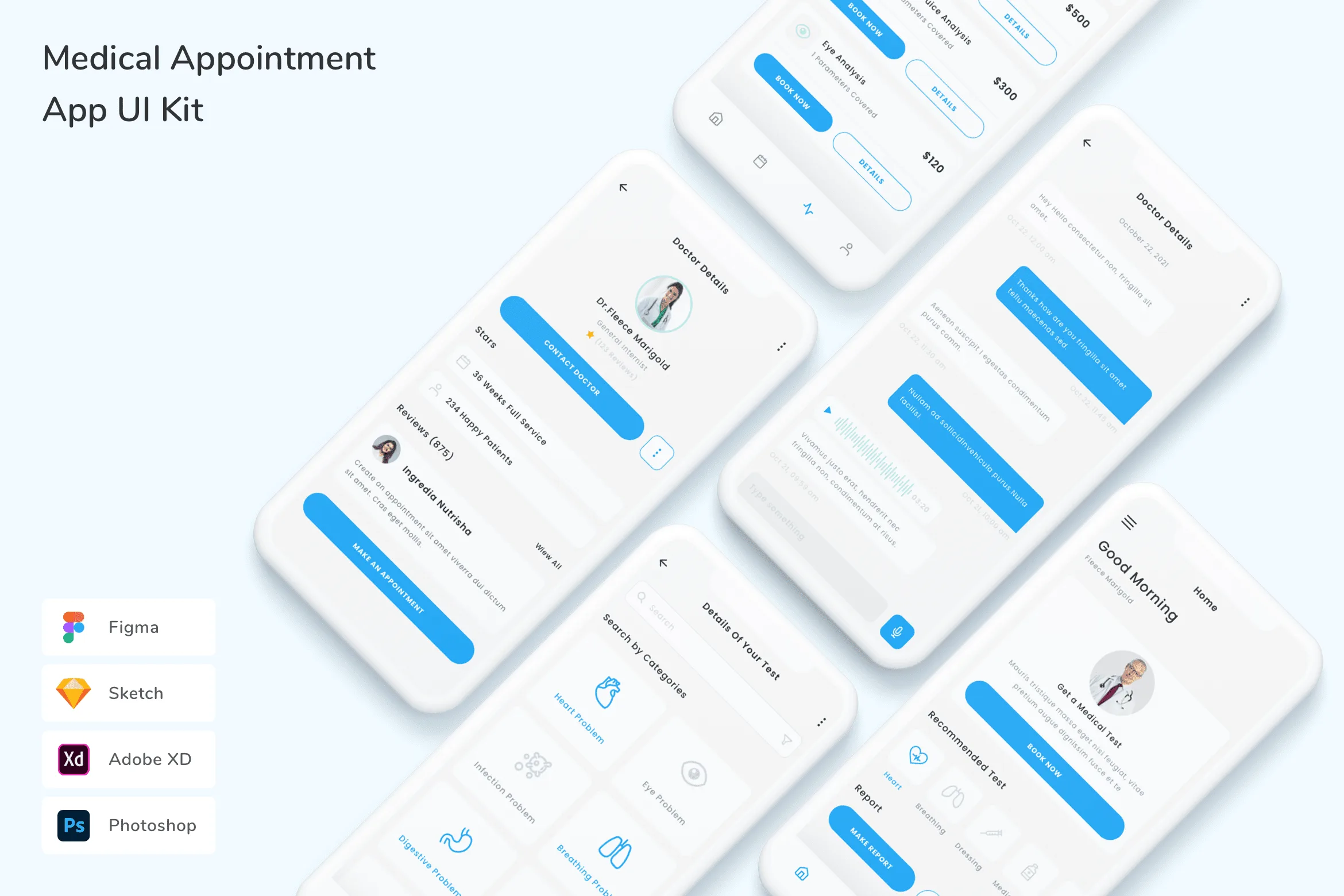 Medical Appointment App UI Kit