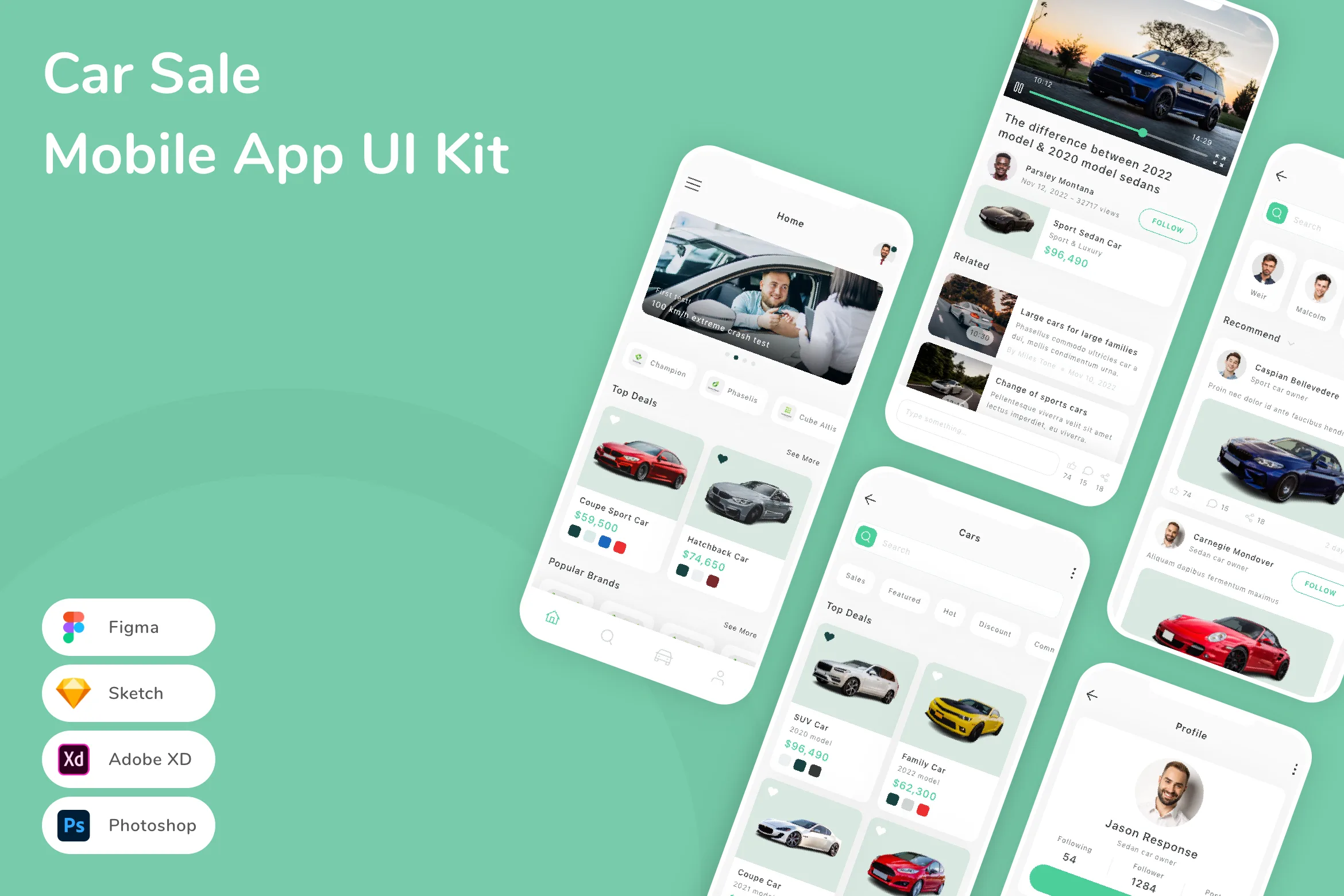 Car Sale Mobile App UI Kit