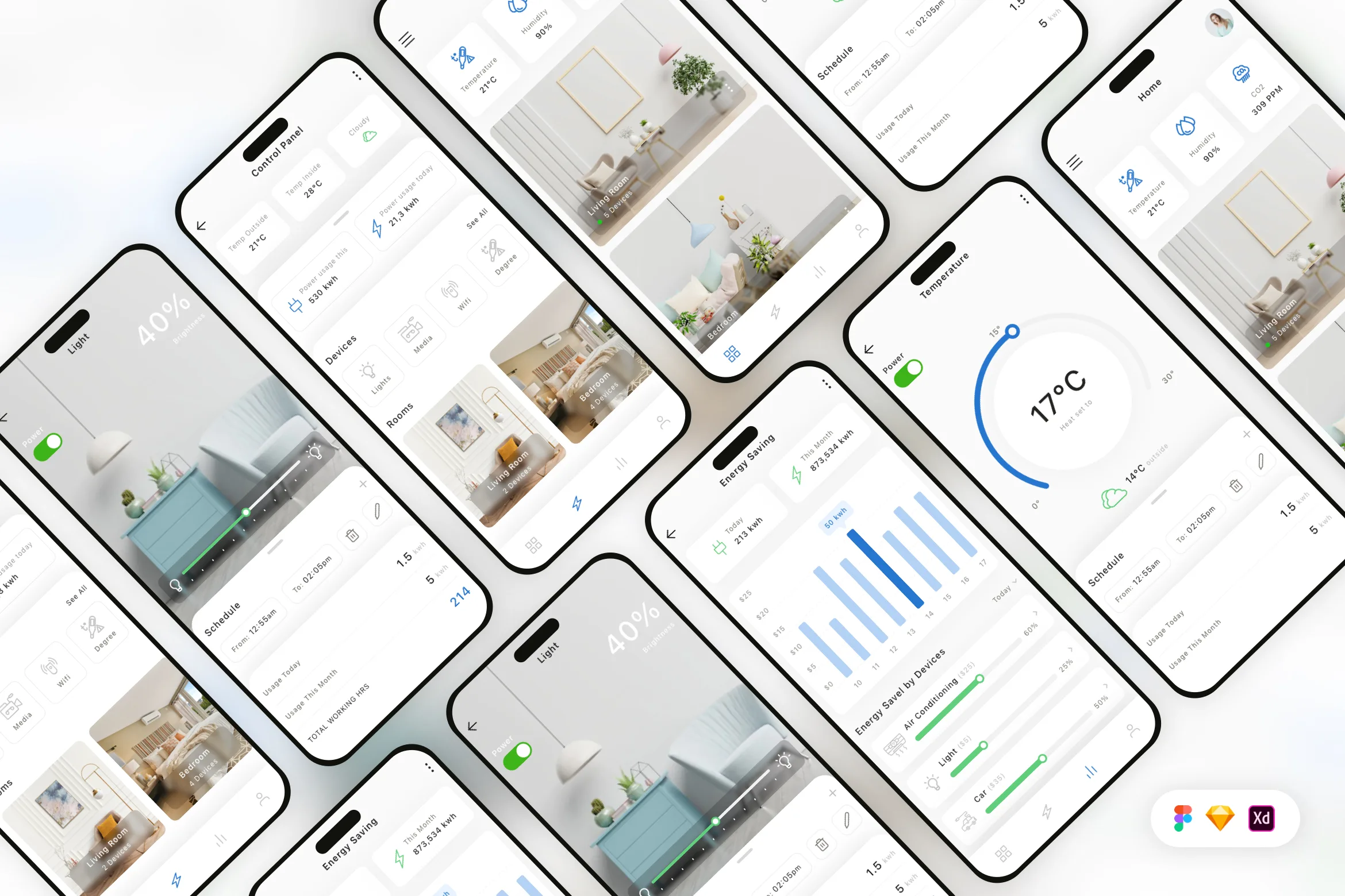 Smart Home Tools Mobile App UI Kit