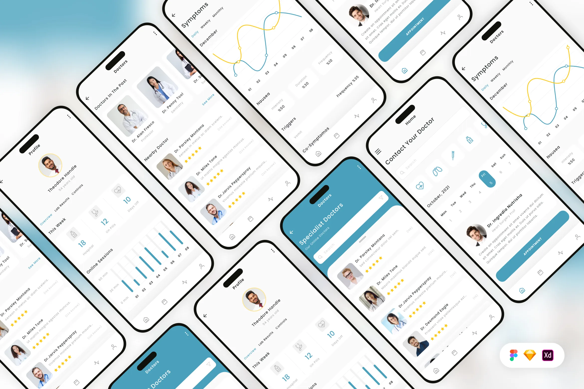 Medical Consultation Mobile App UI Kit