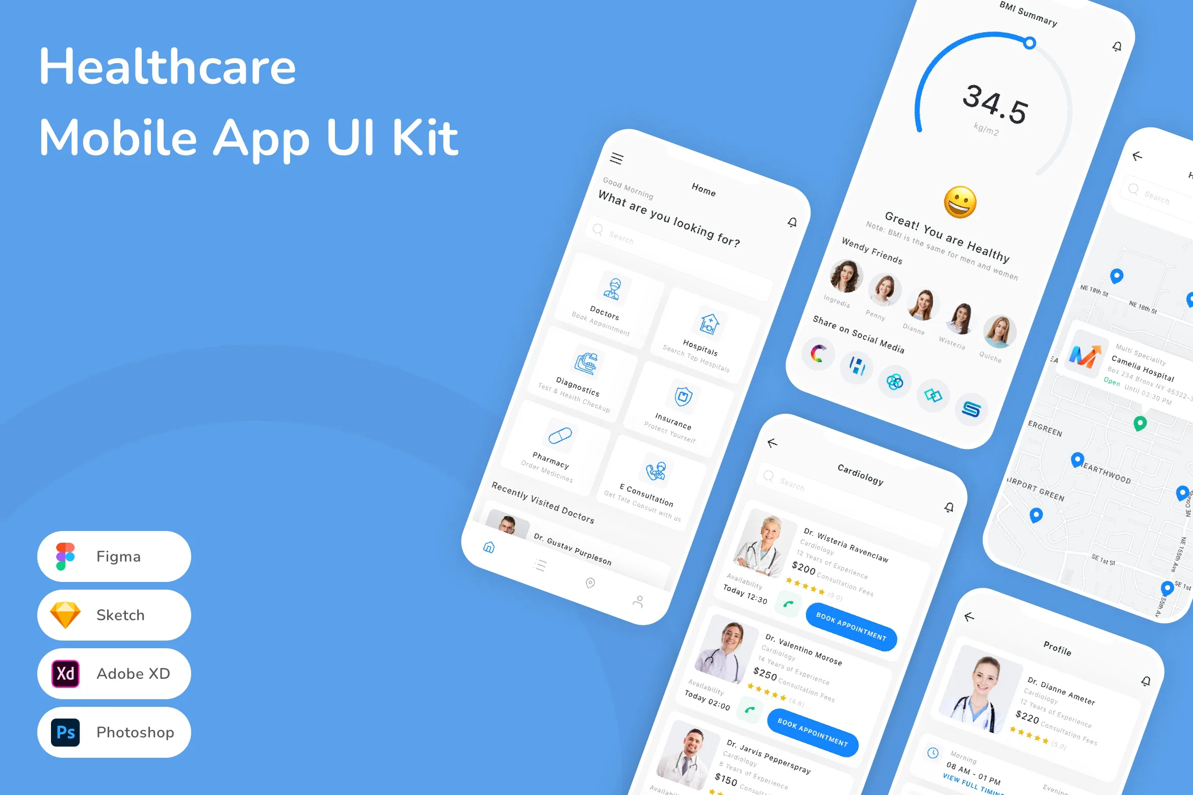 Healthcare Mobile App UI Kit