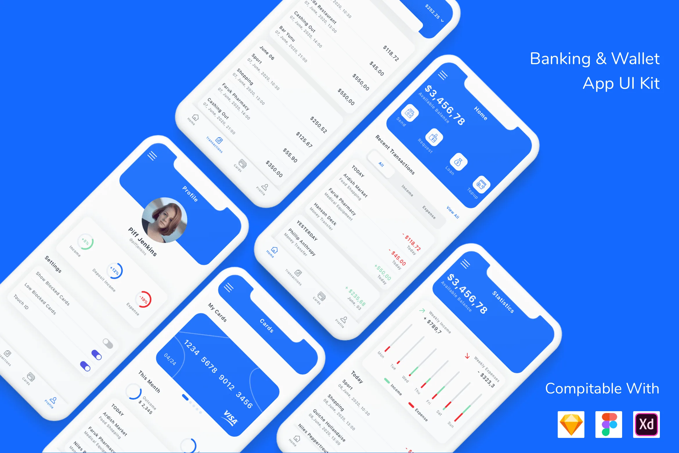 Banking & Wallet App UI Kit