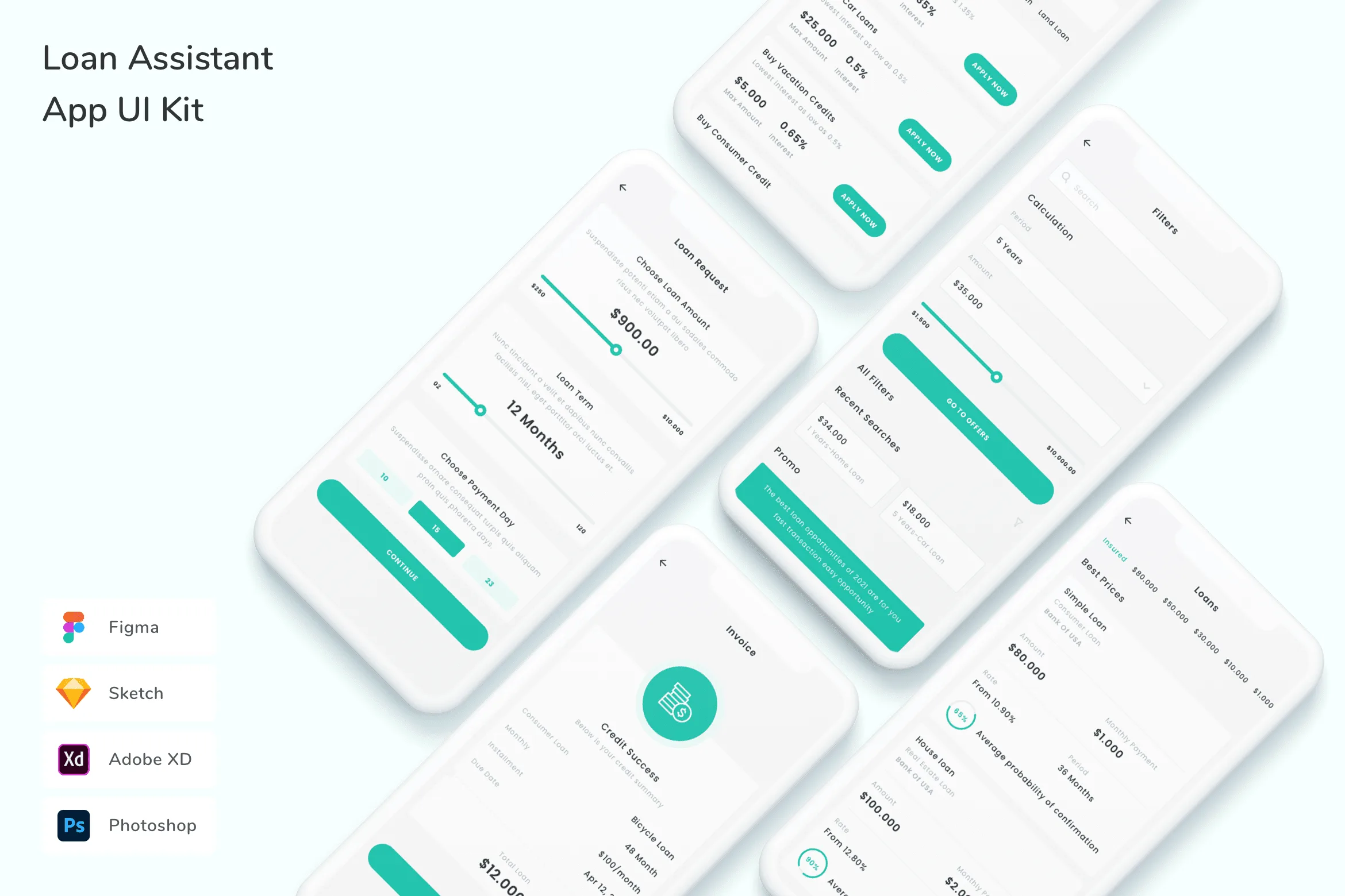 Loan Assistant App UI Kit