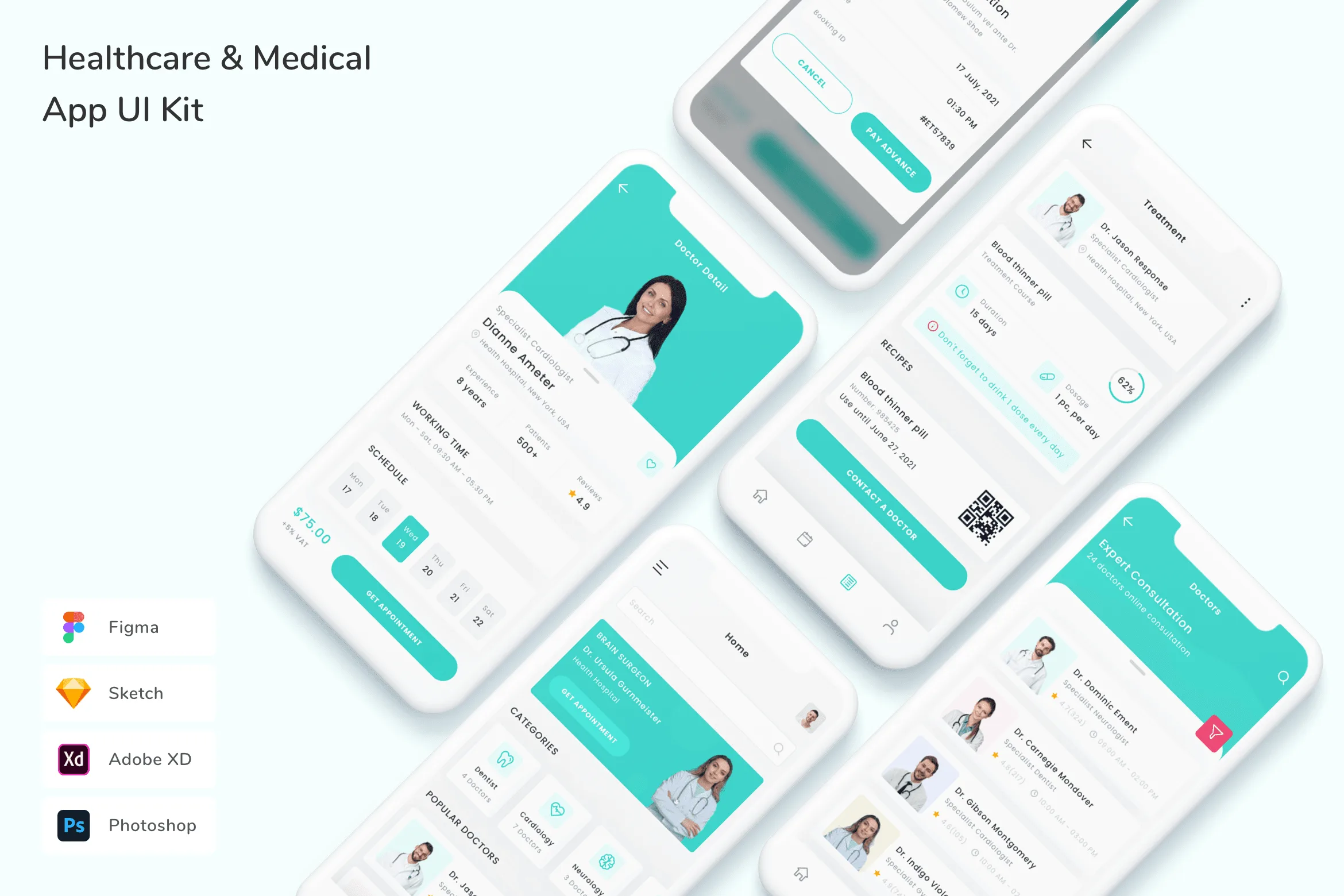 Healthcare & Medical App UI Kit