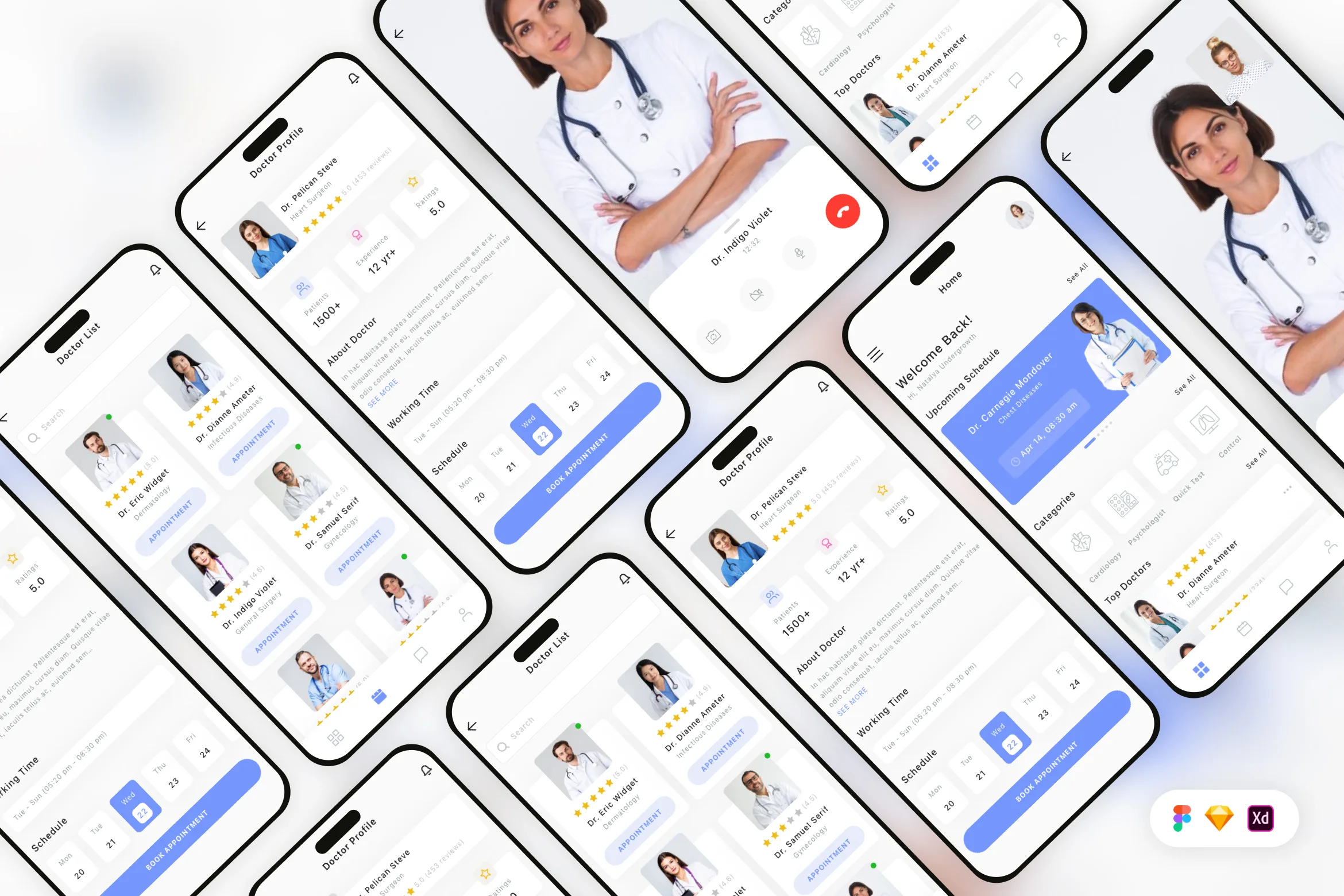 Medical Mobile App UI Kit