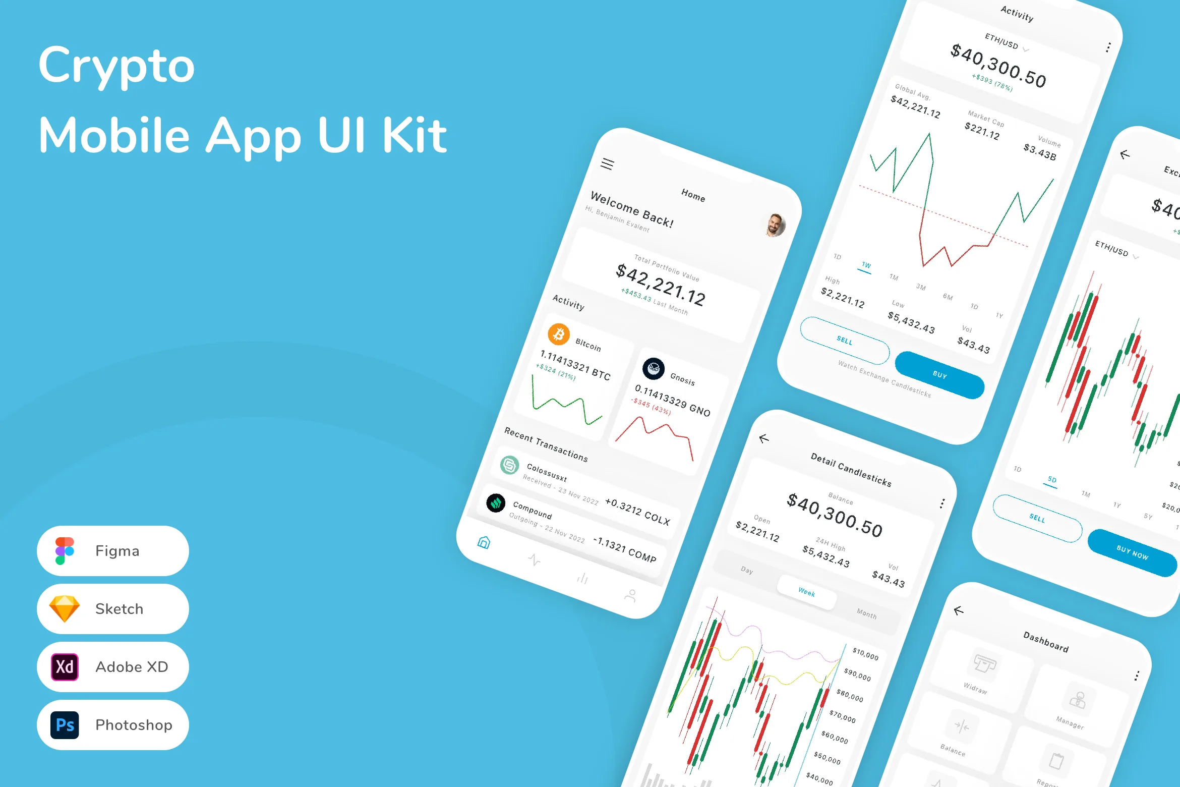 Crypto Mobile App UI Kit