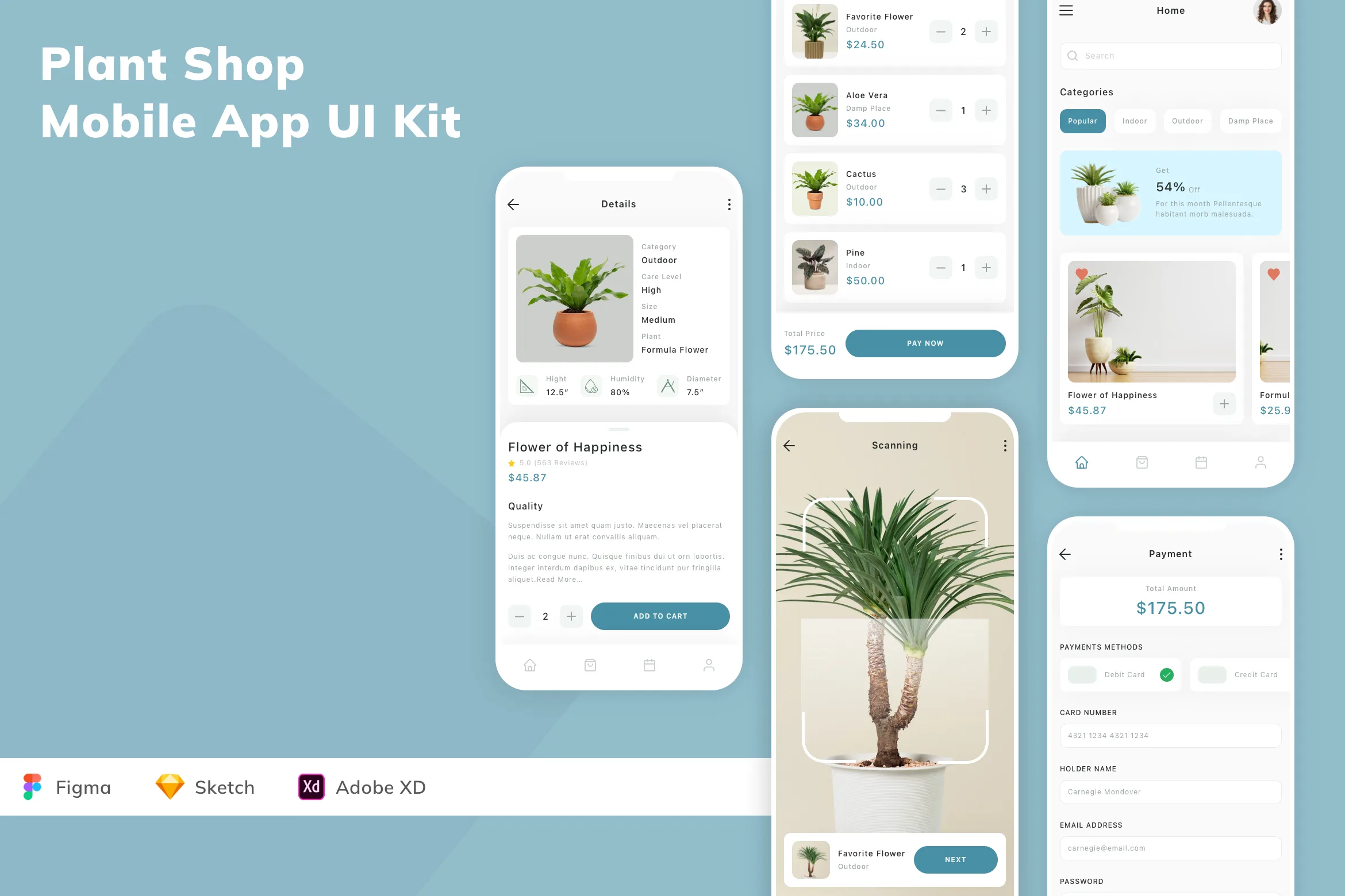Plant Shop Mobile App UI Kit