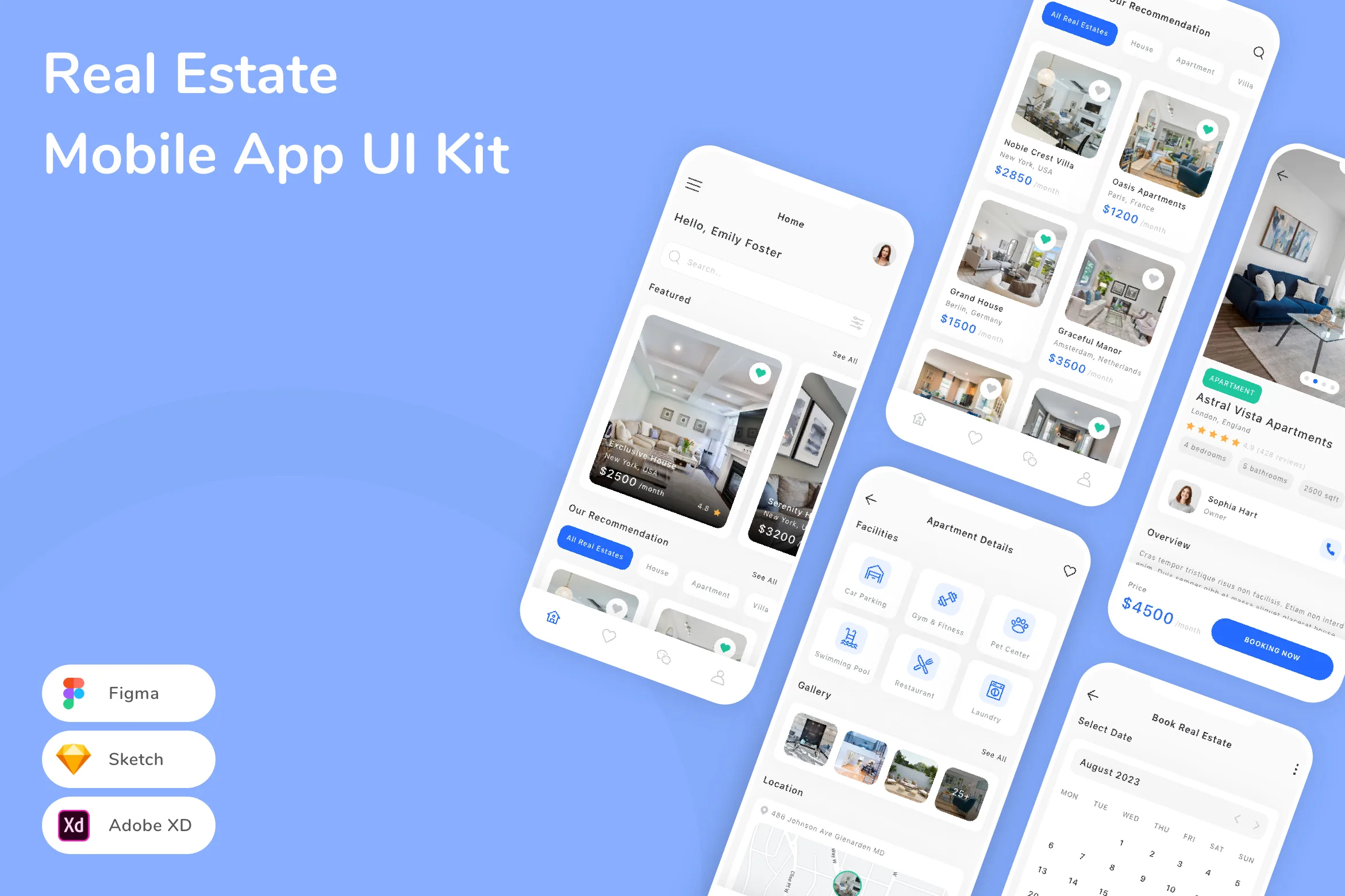 Real Estate Mobile App UI Kit