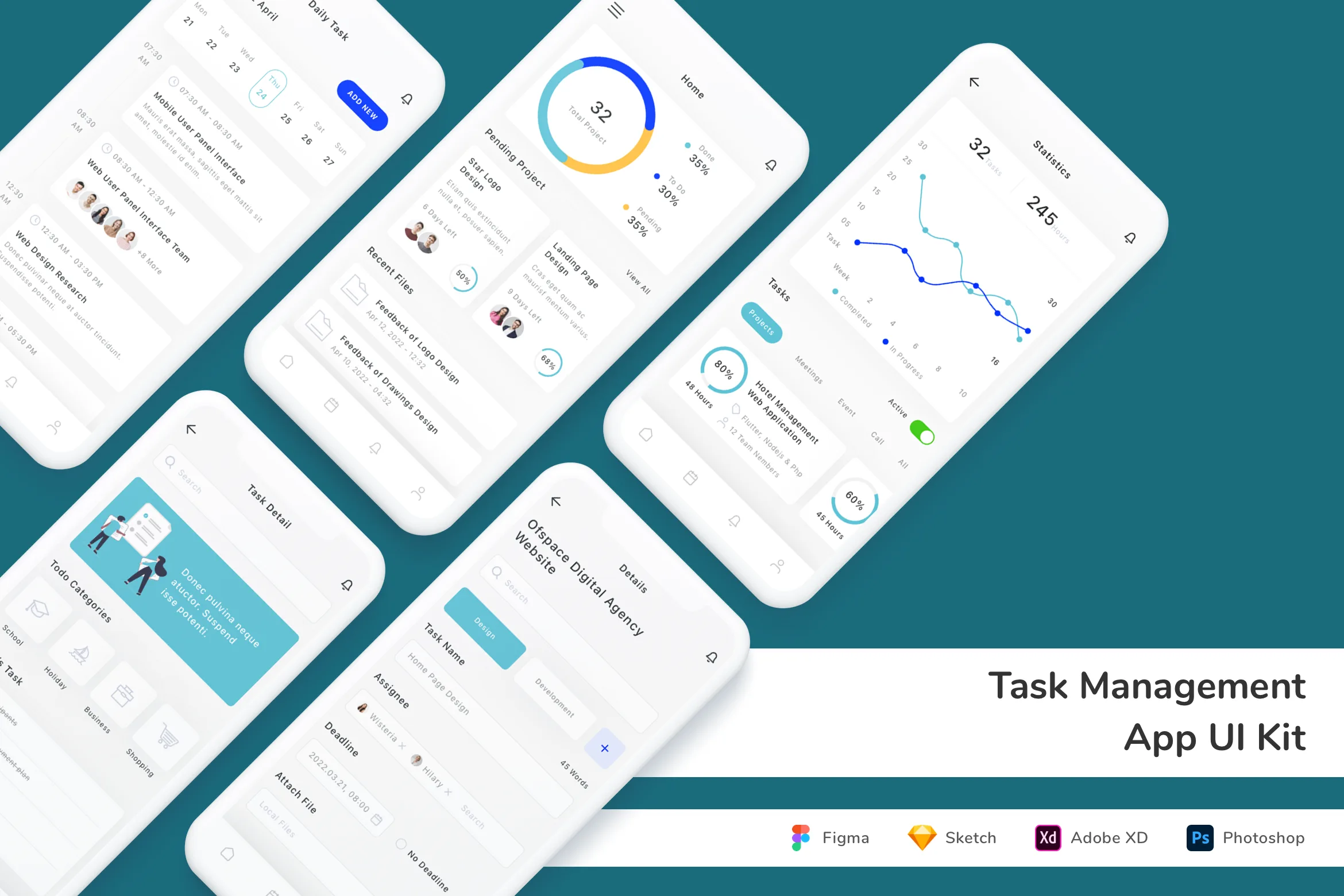 Task Management App UI Kit