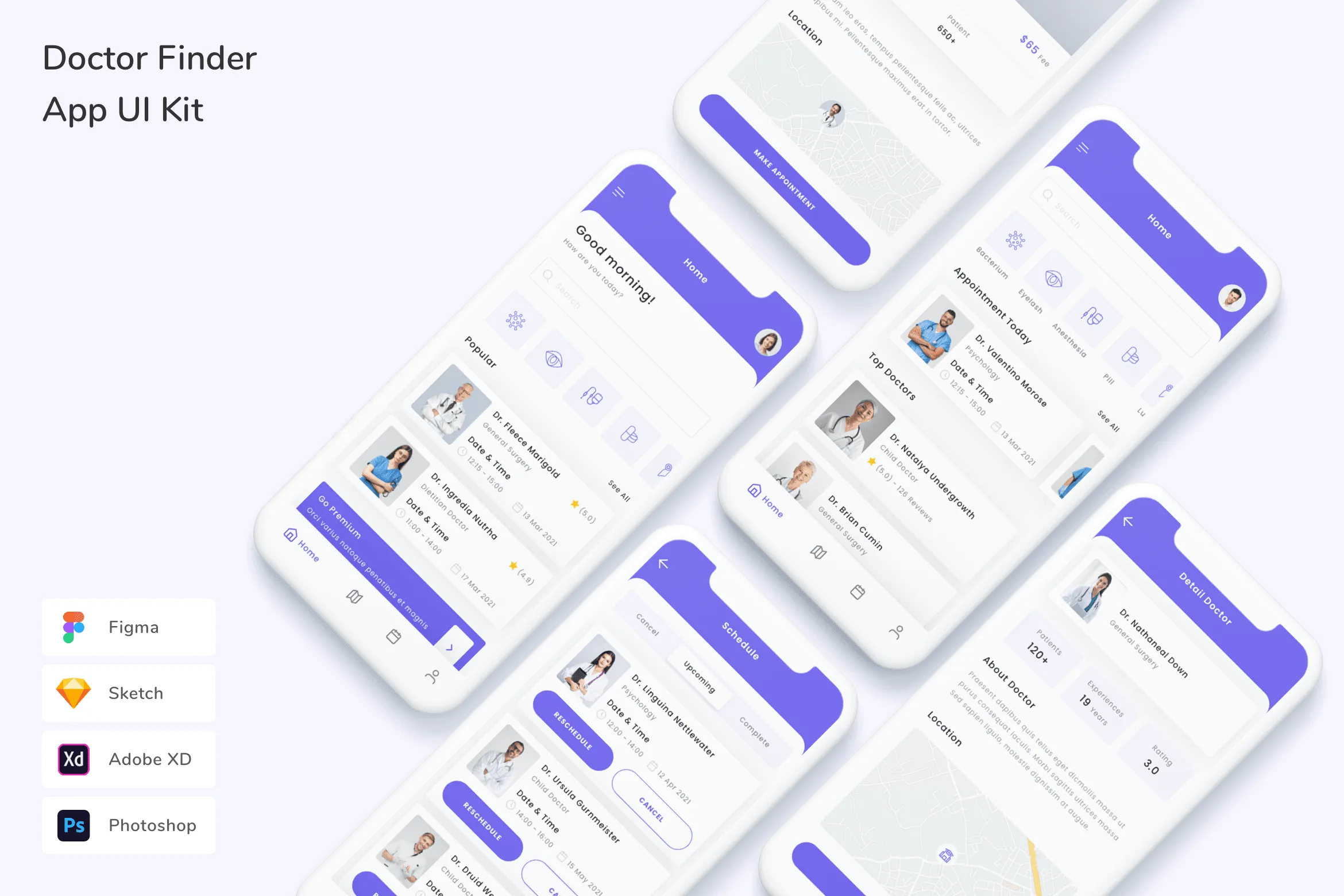 Doctor Finder App UI Kit