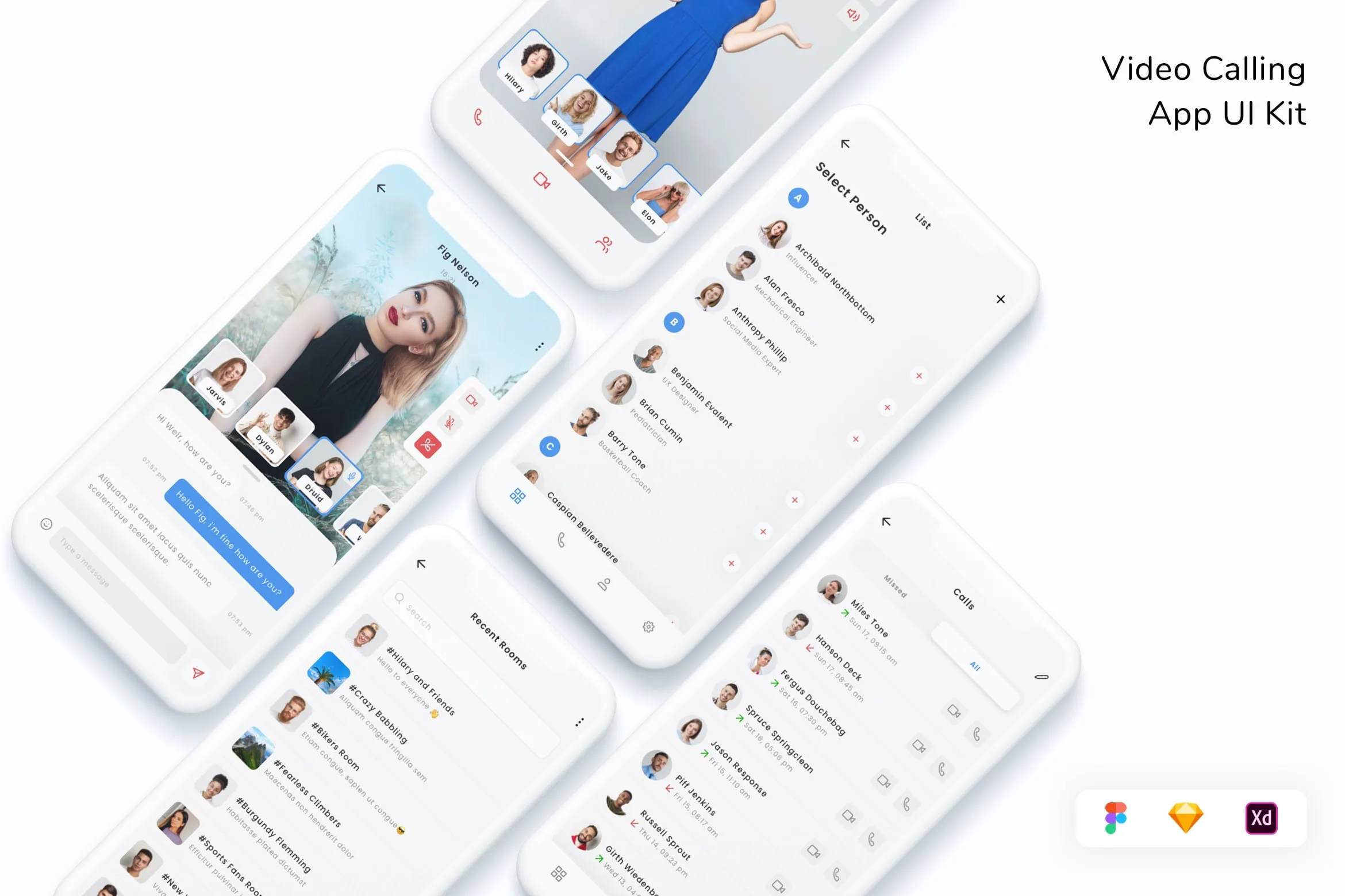 Video Calling App UI Kit