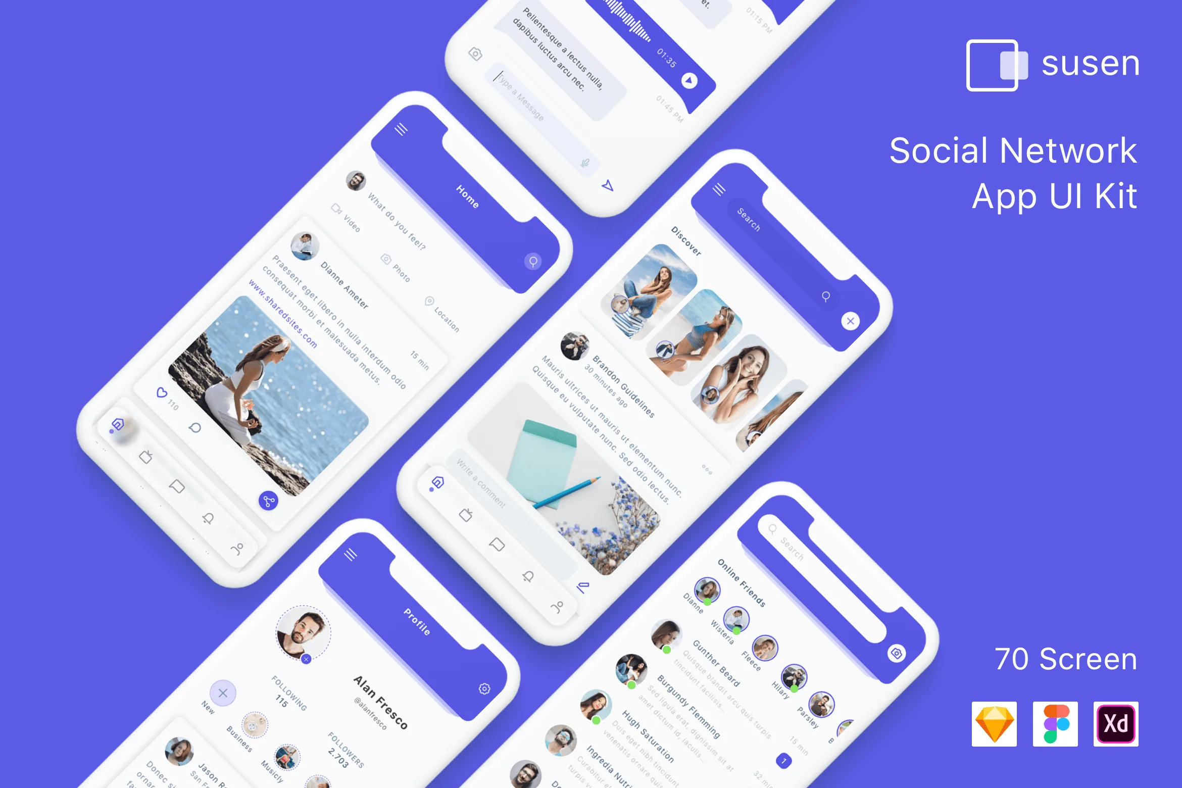 Social Network App UI Kit