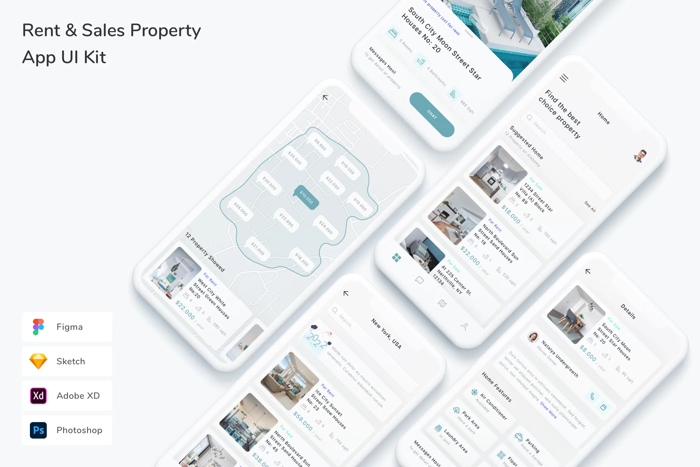 Rent & Sales Property App UI Kit