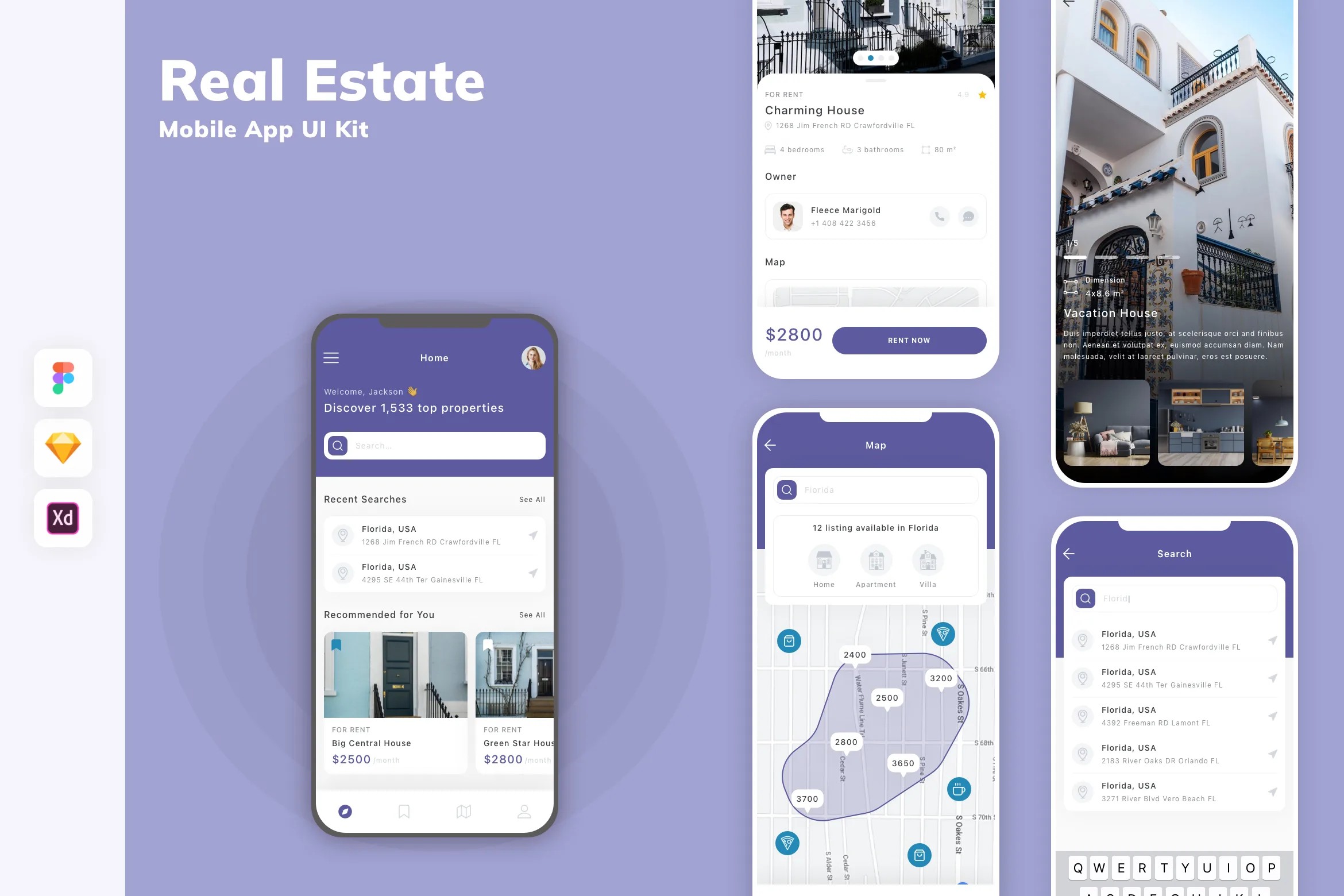 Real Estate Mobile App UI Kit