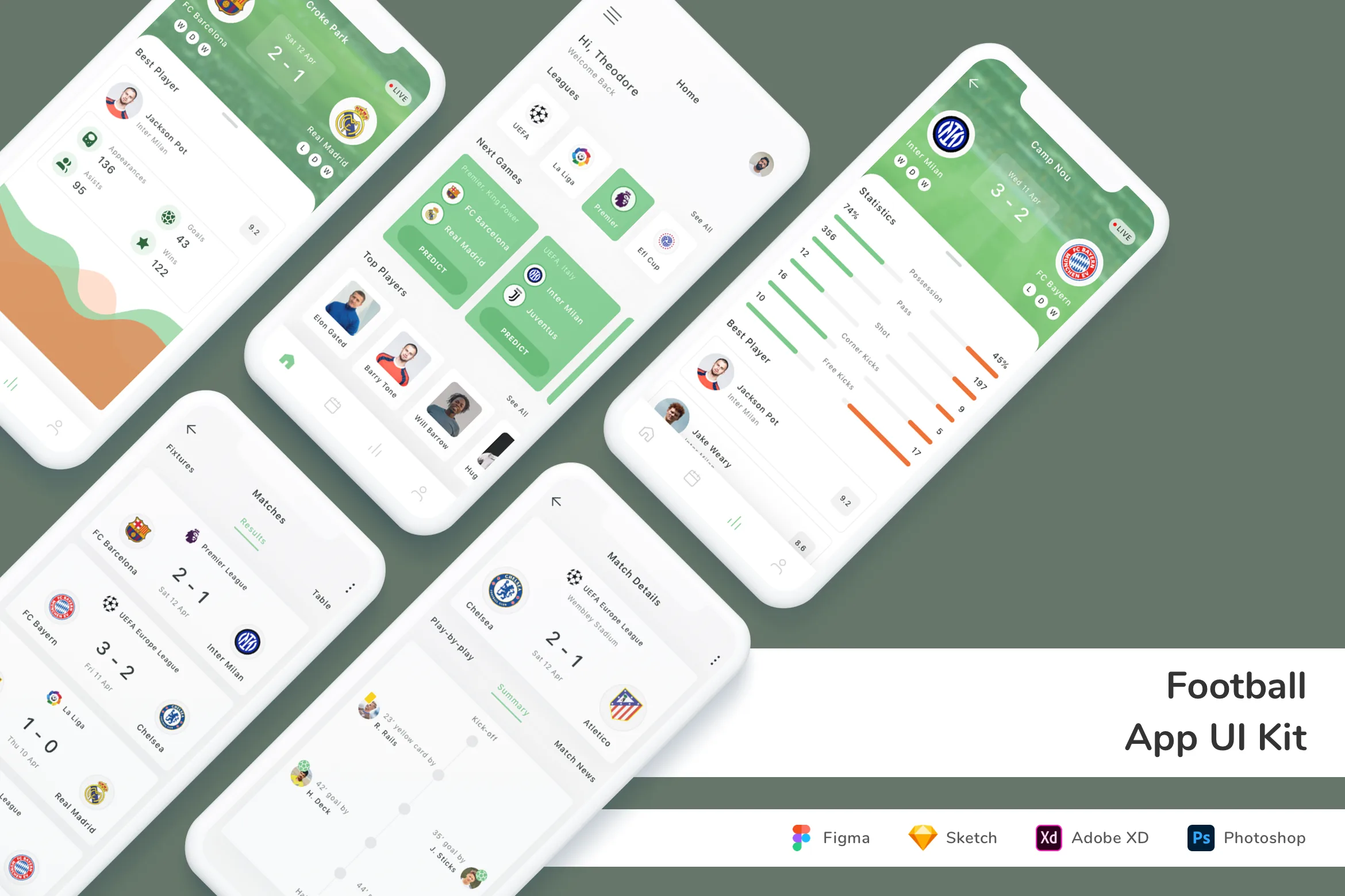 Football App UI Kit