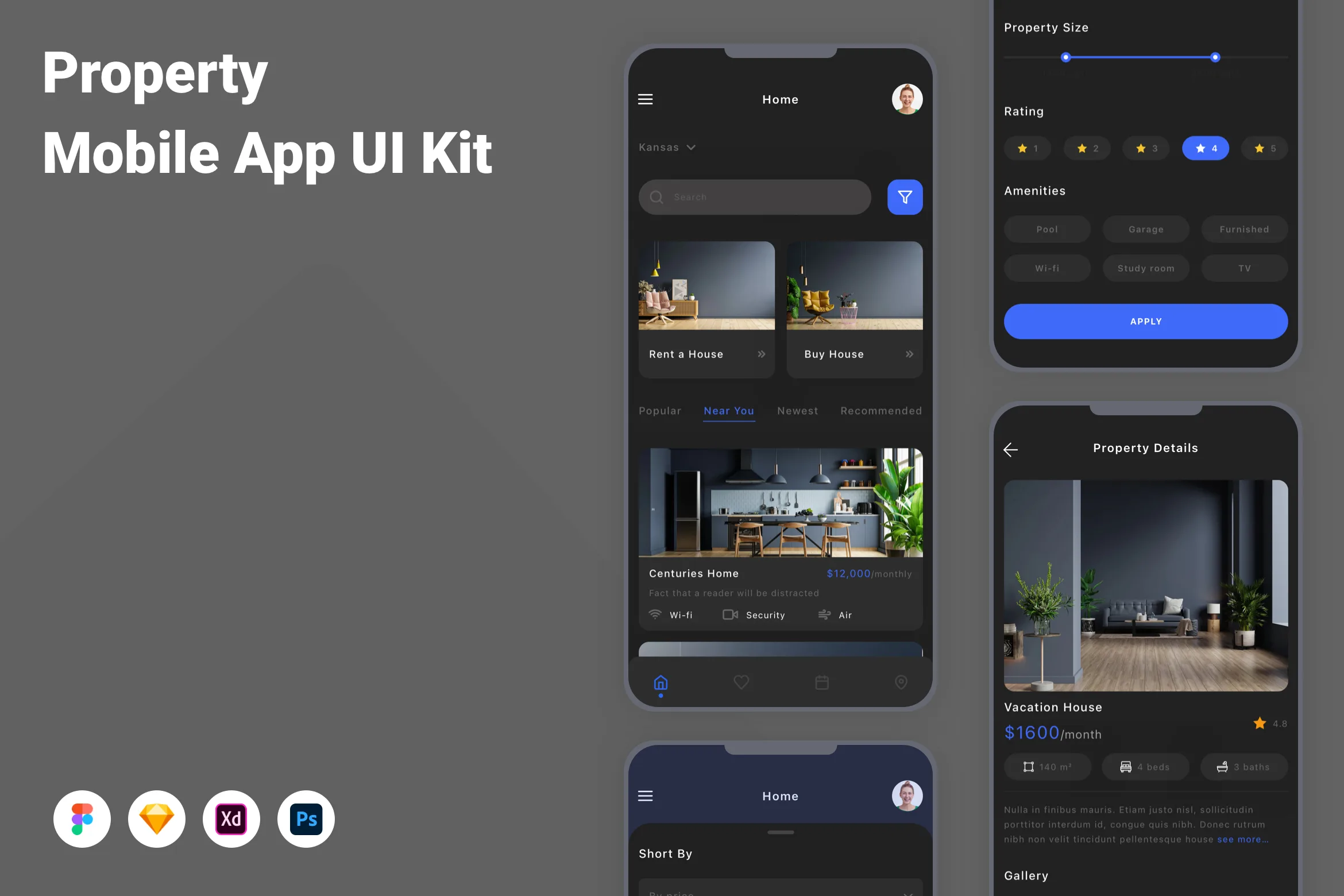 Property Mobile App UI Kit