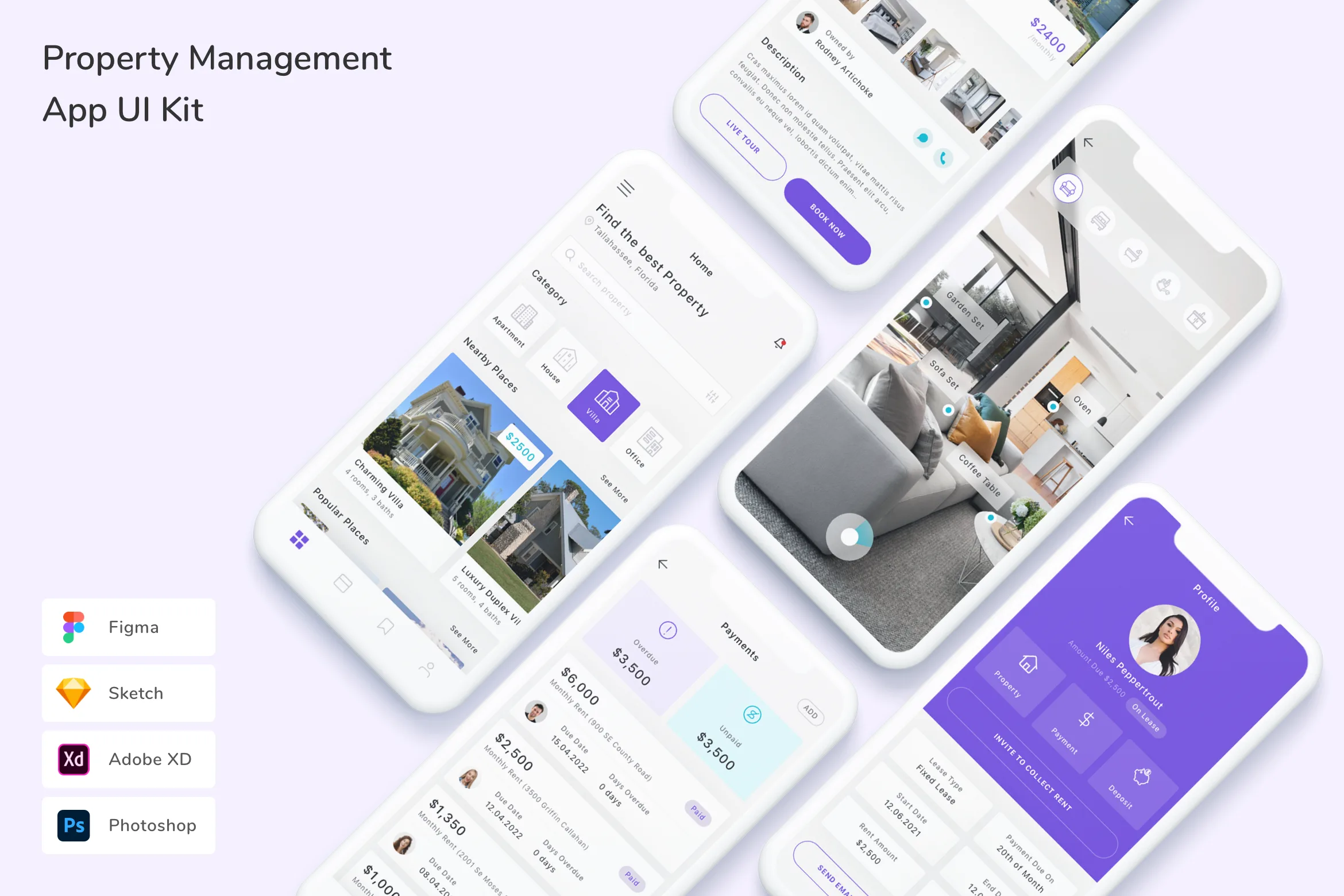 Property Management App UI Kit