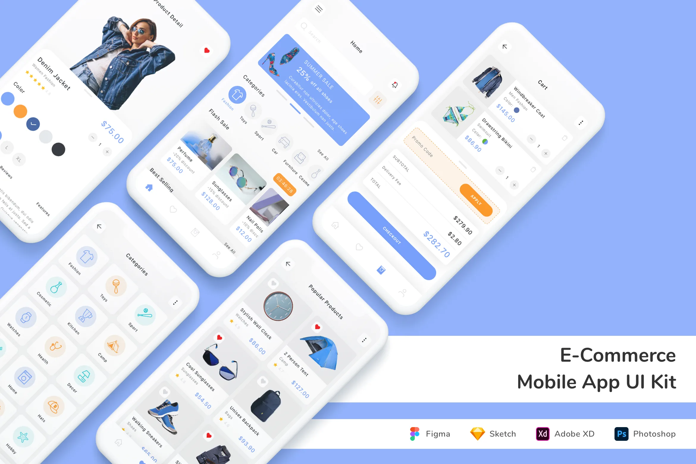 E-Commerce Mobile App UI Kit