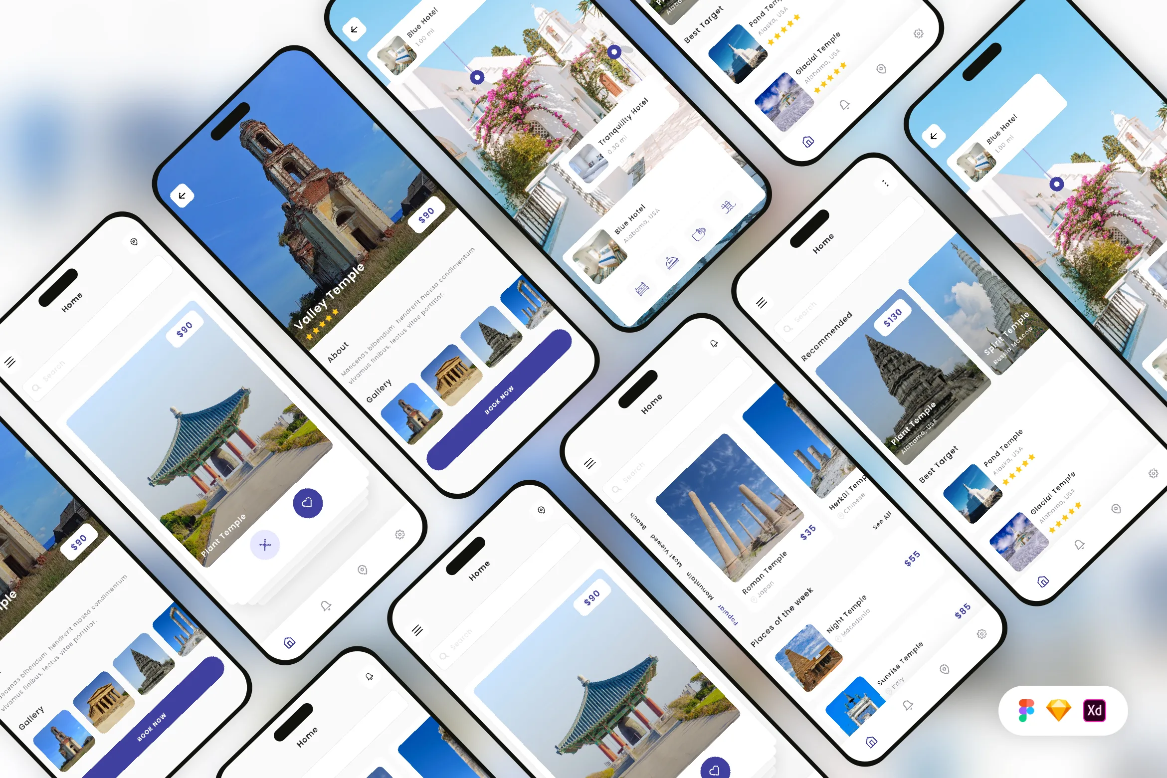 Tour Booking Mobile App UI Kit