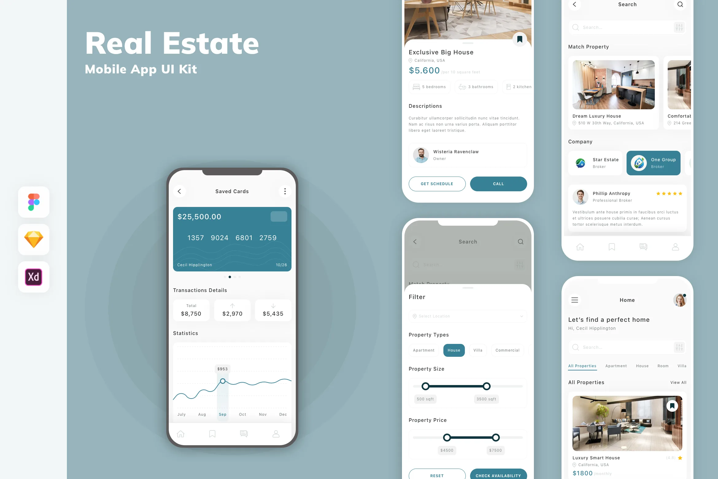 Real Estate Mobile App UI Kit