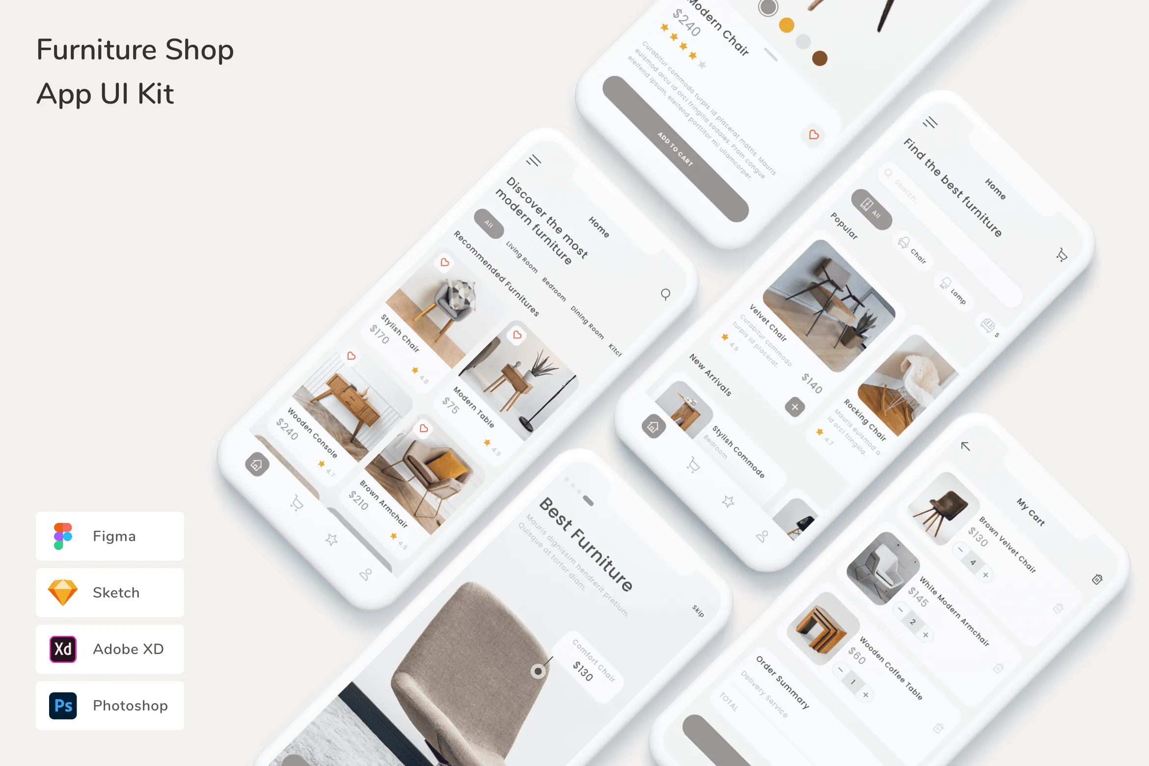 Furniture Shop App UI Kit