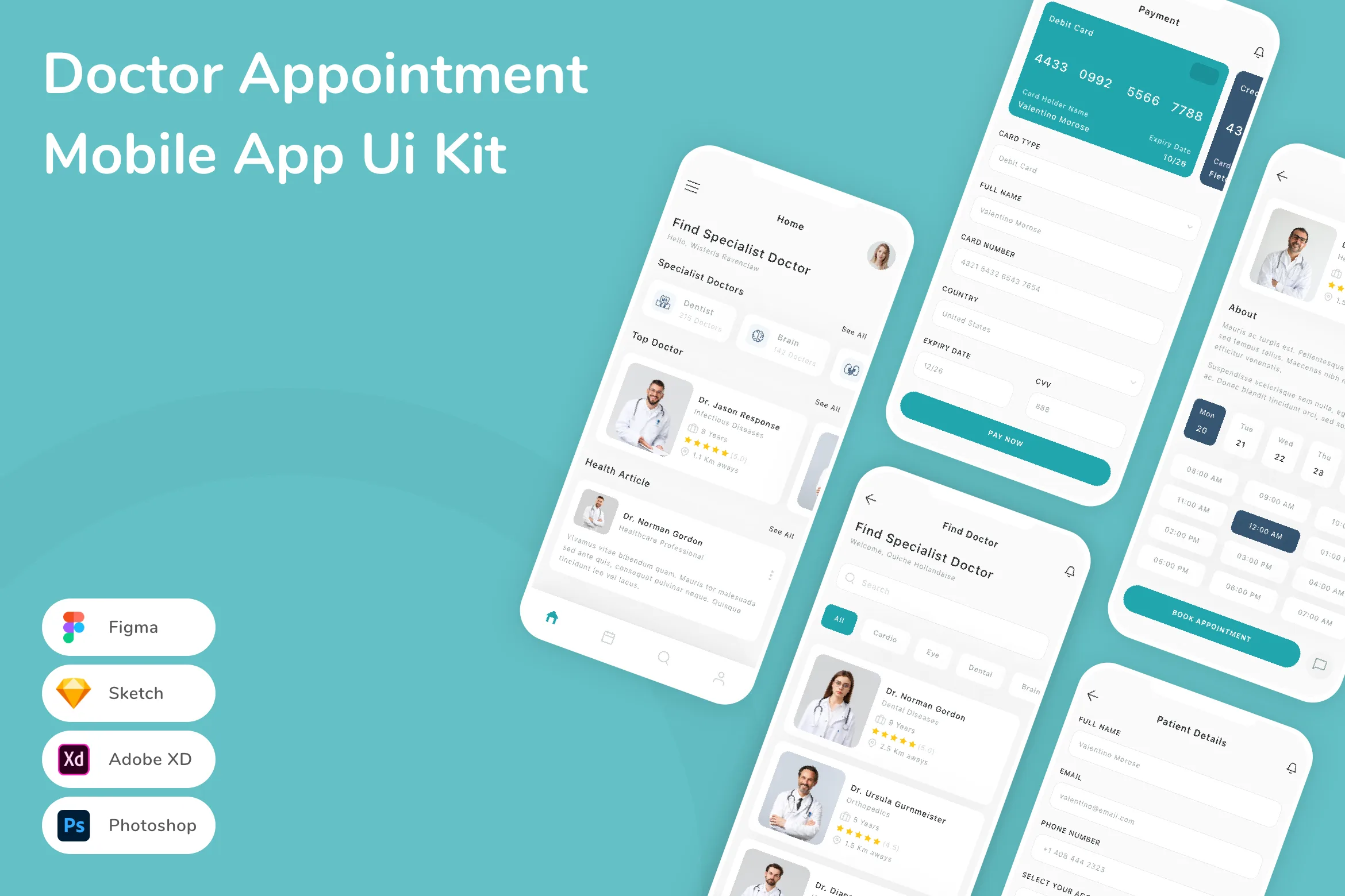 Doctor Appointment Mobile App Ui Kit
