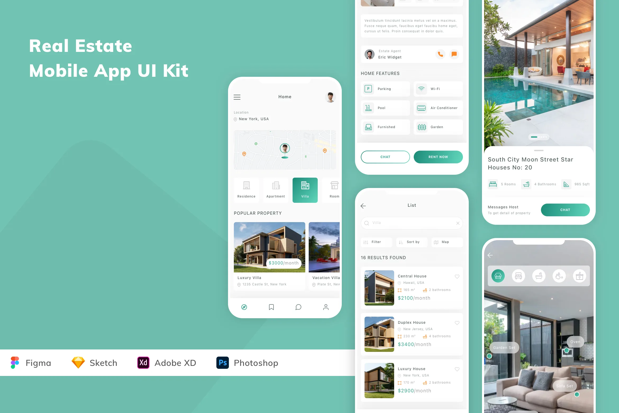 Real Estate Mobile App UI Kit
