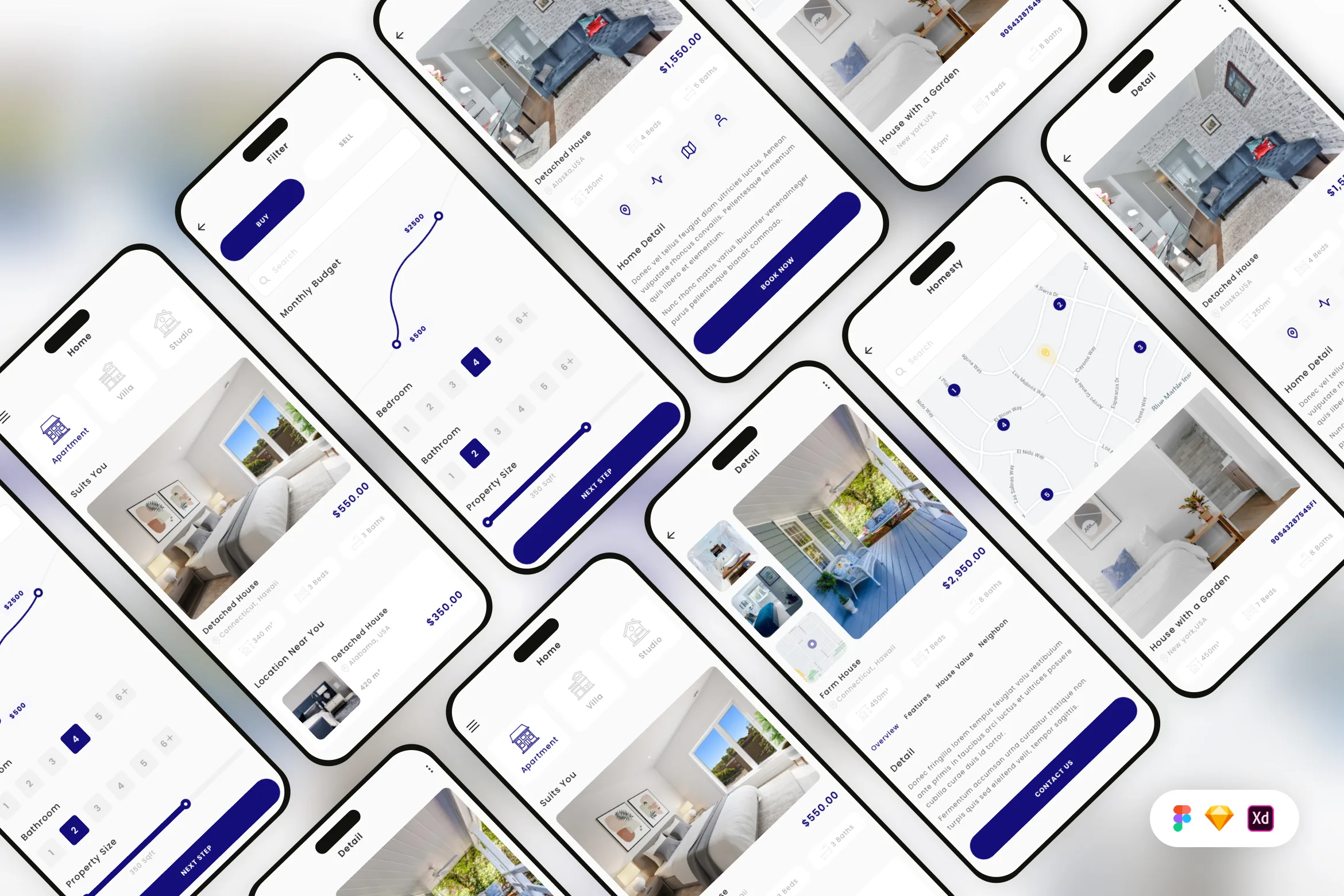 Real Estate Mobile App UI Kit