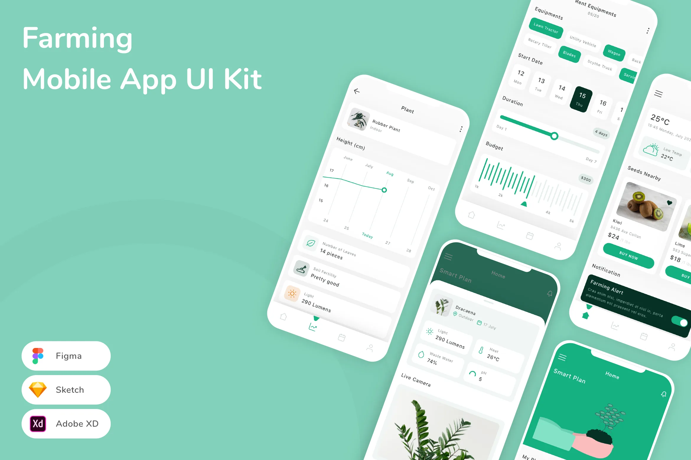 Farming Mobile App UI Kit