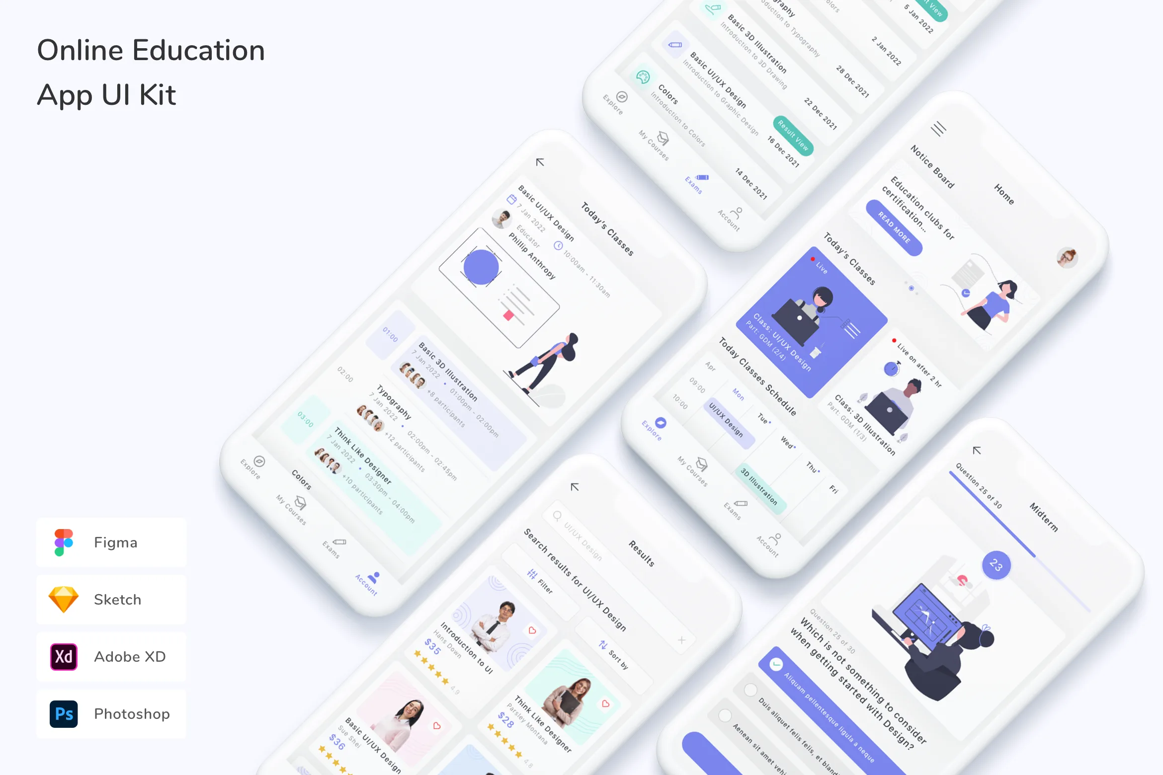Online Education App UI Kit