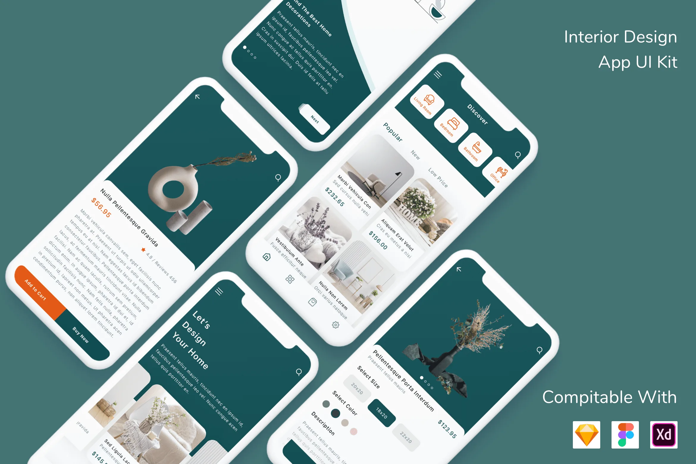 Interior Design App UI Kit