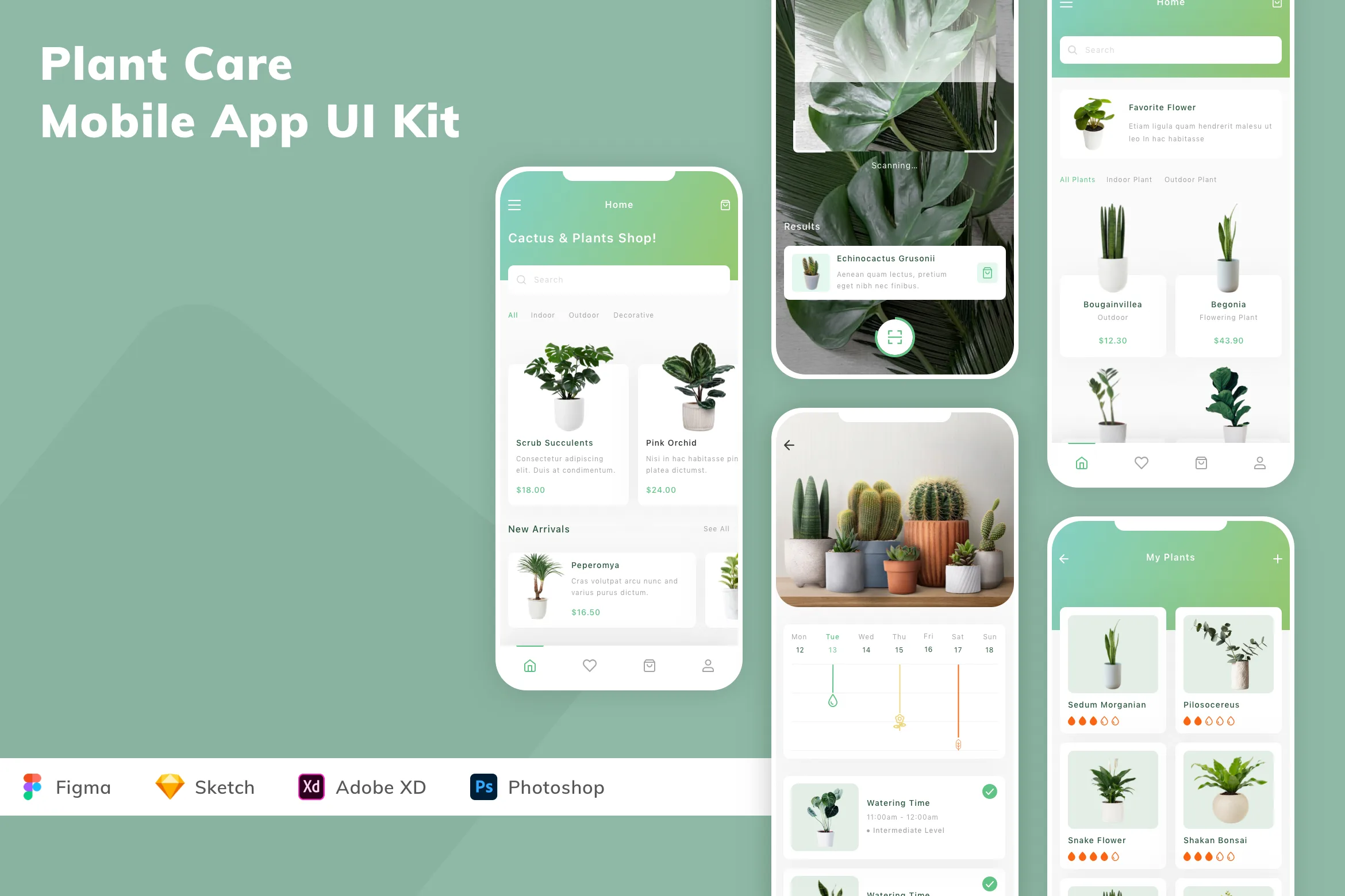 Plant Care Mobile App UI Kit